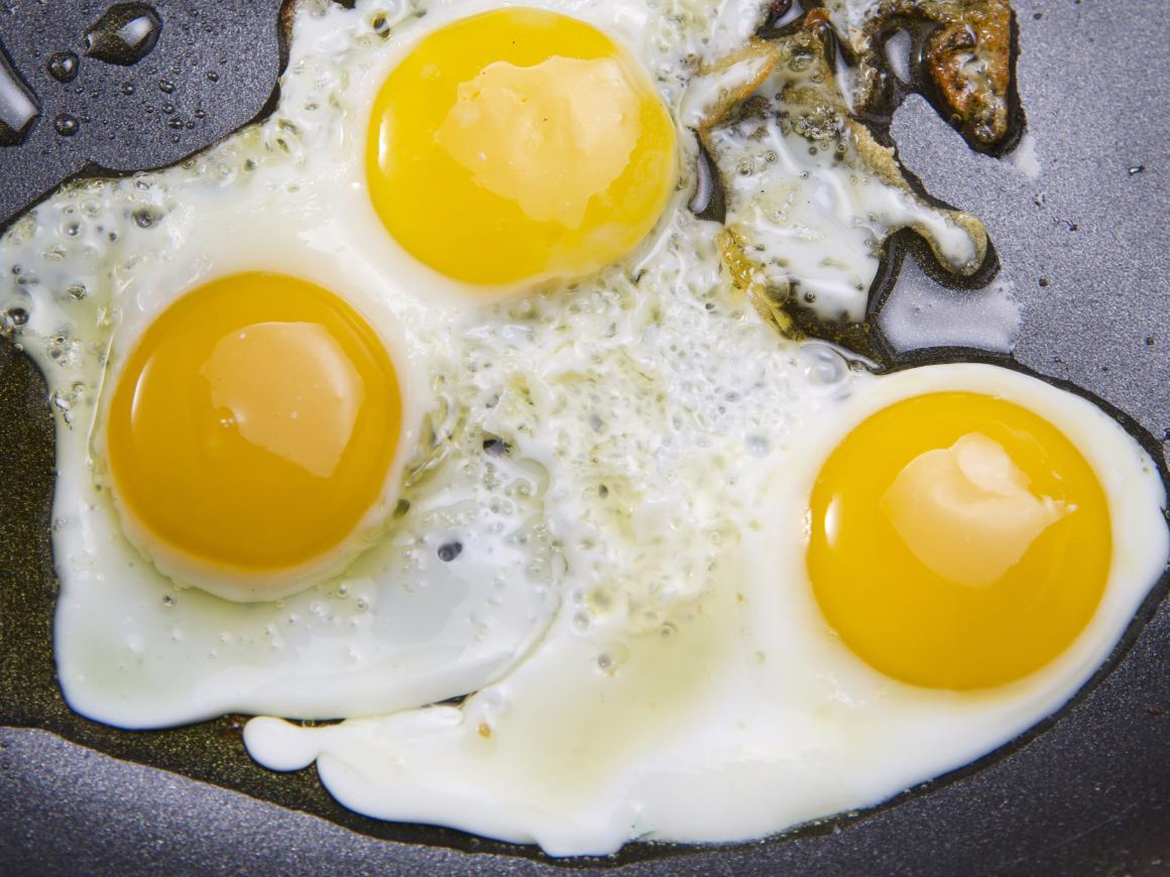 Eggs are low-calorie and high-protein.