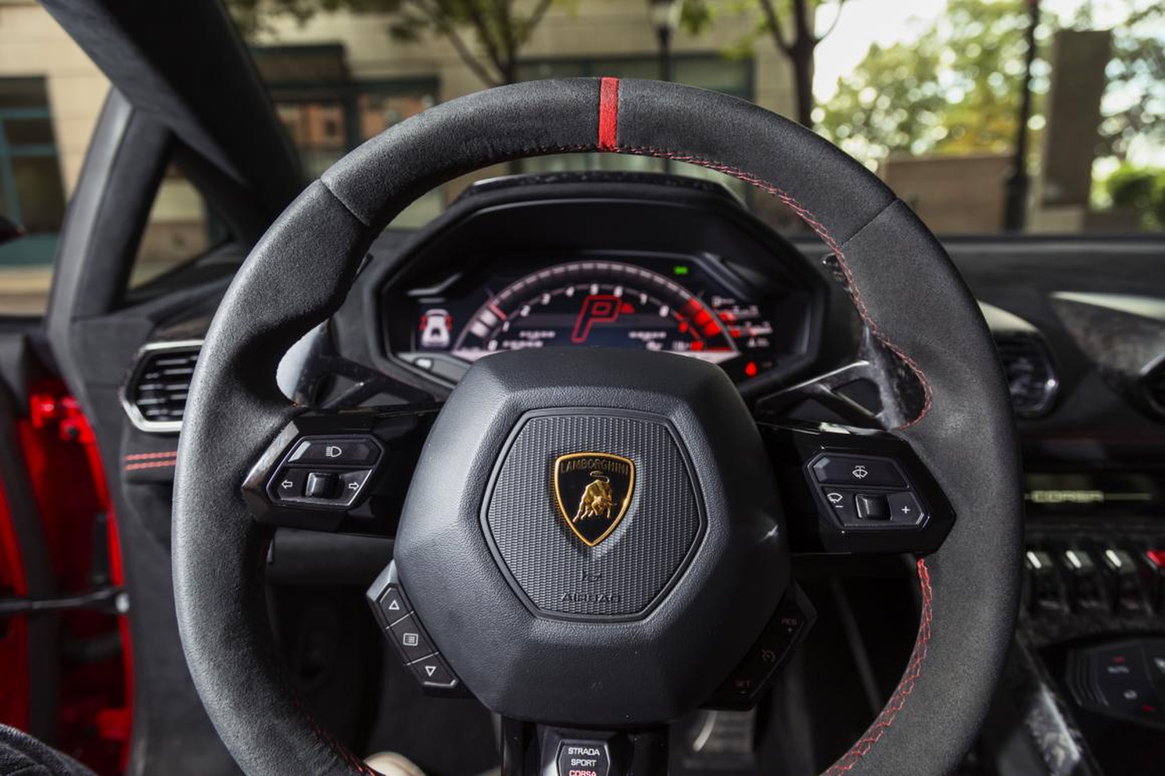 I tend to feel pretty comfortable behind the wheel of a Lambo. These cars can be crazy. But the Huracán is fairly pleasant to drive when you aren't in full-on go-fast mode. The transmission is a banging seven-speed dual-clutch