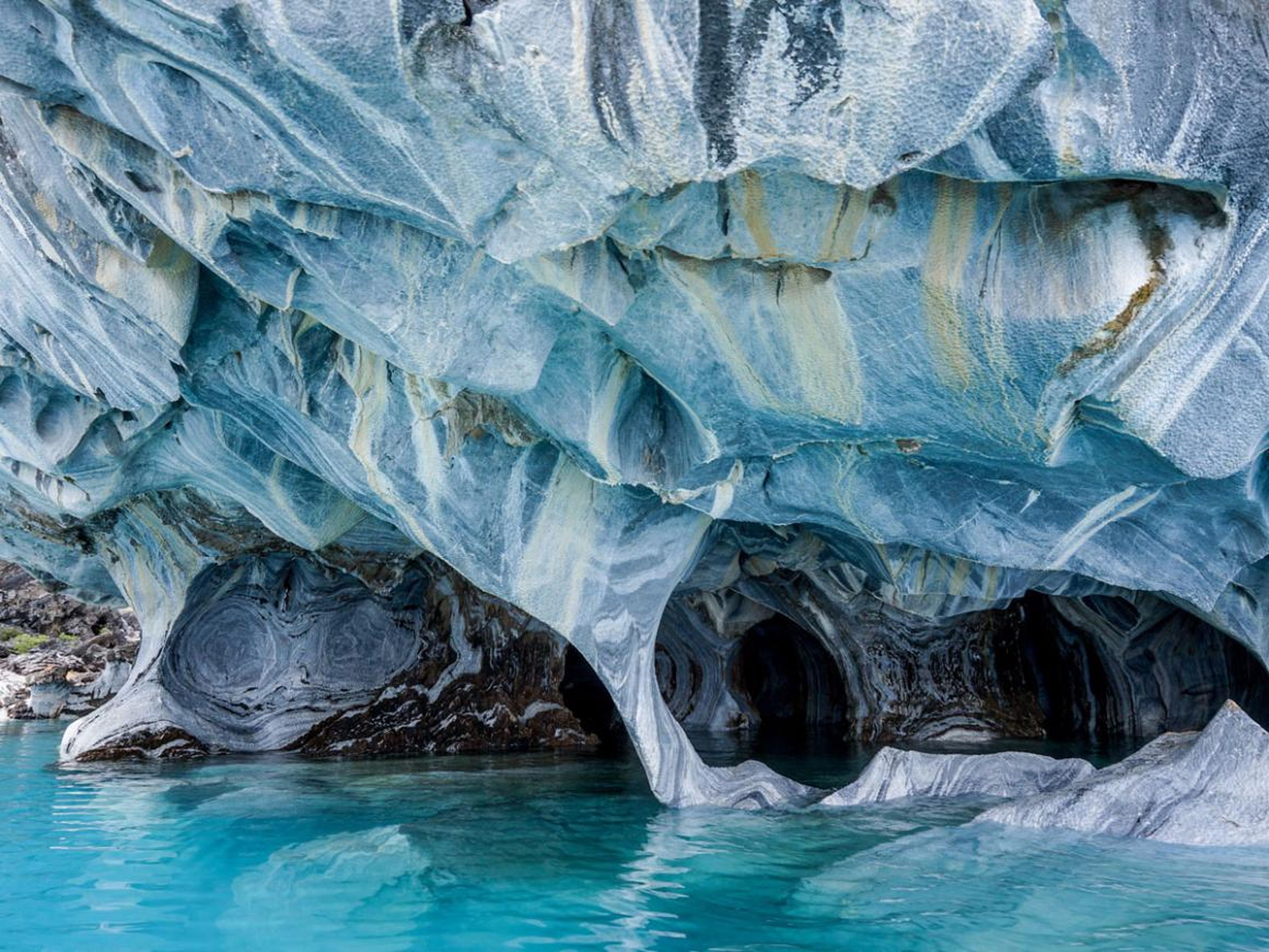 Cuevas de mármol, Chile