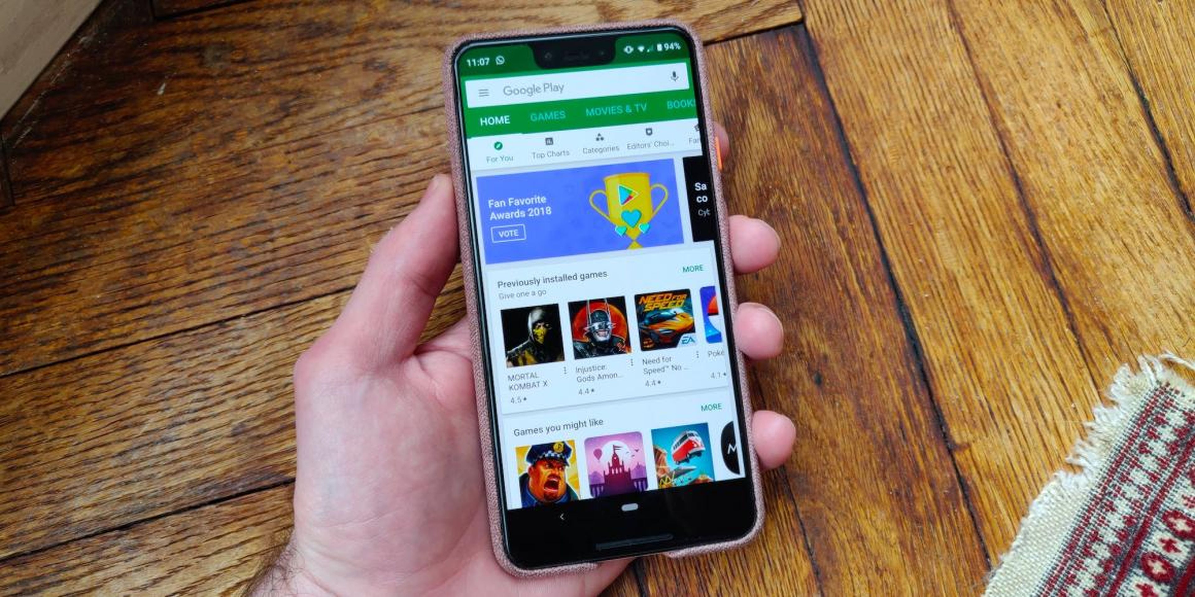 Play Store, la popular tienda de aplicaciones de Android