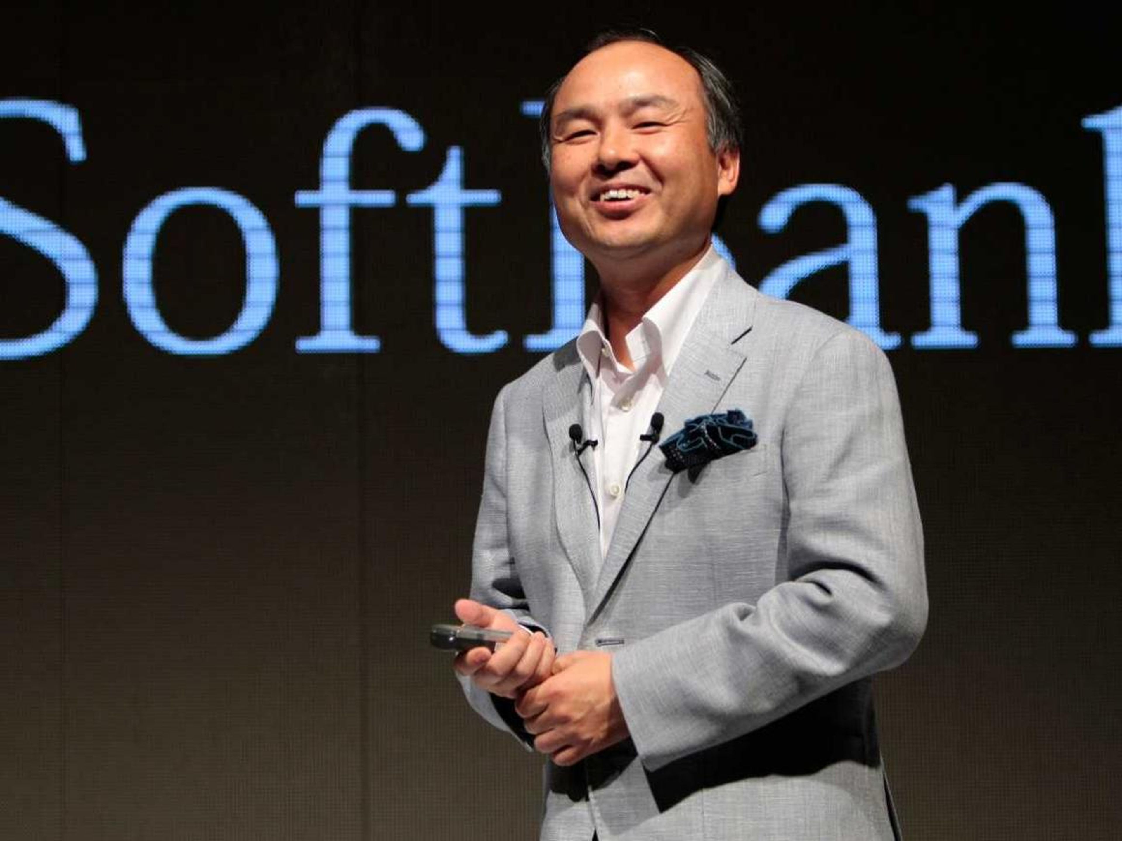 El CEO de SoftBank Masayoshi Son.