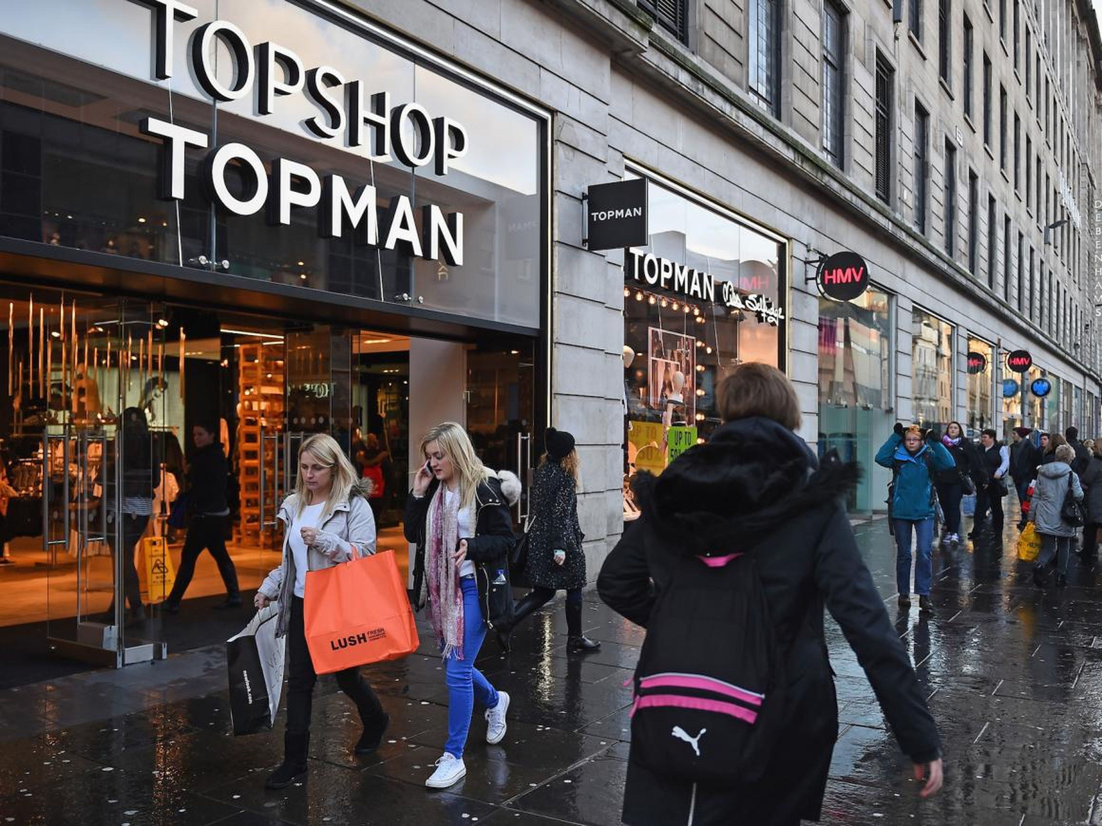 Stores like English chains House of Fraser and Topshop, as well as Amazon online, are offering Black Friday deals for things like clothing and electronics in 2018.