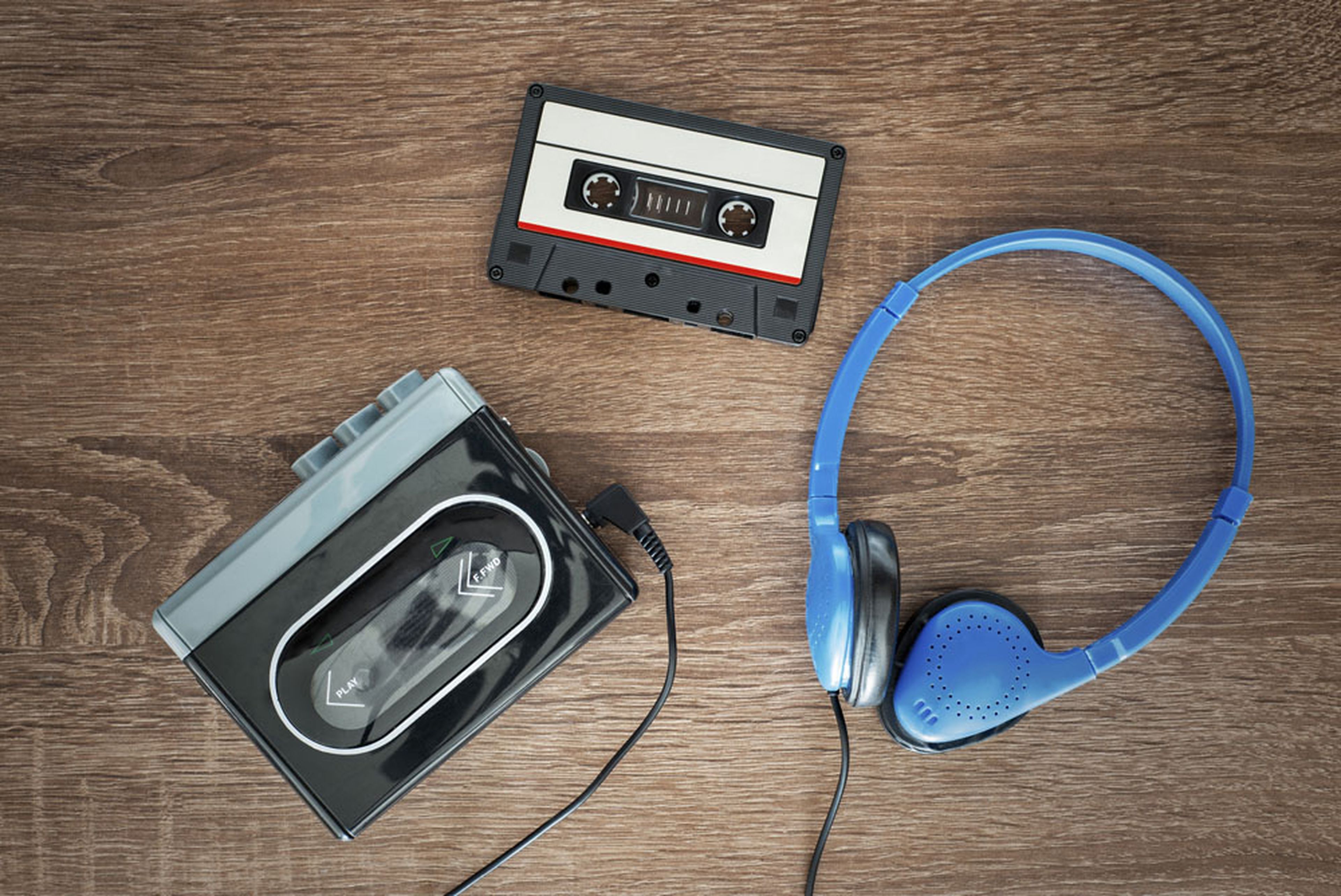 Walkman con cassette