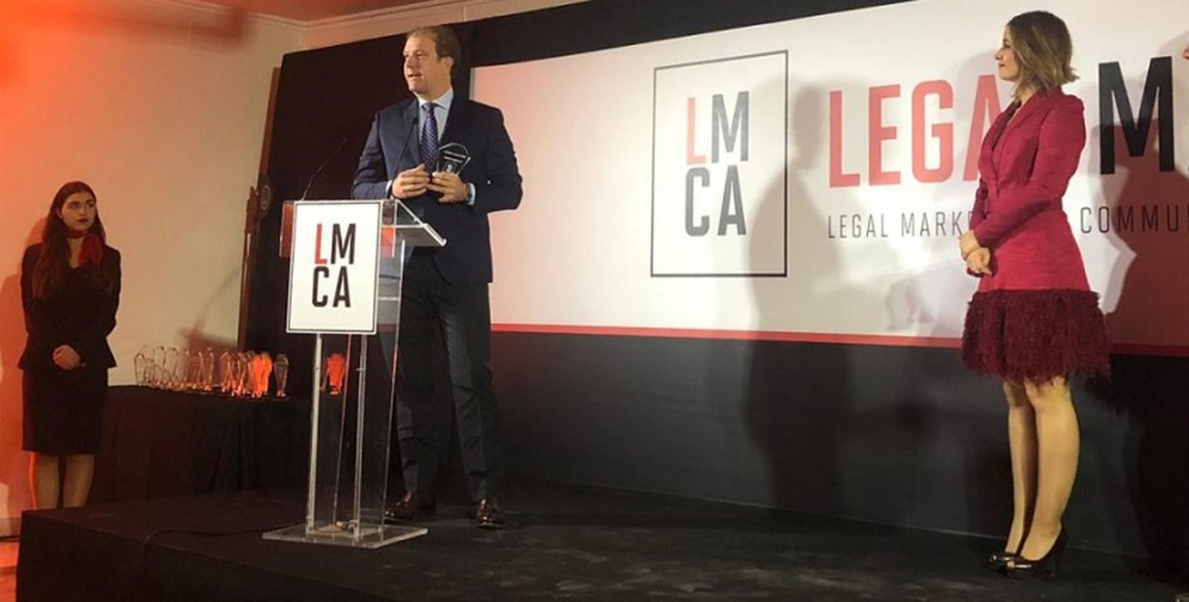 Ceca Magán en los premios Legal Macron