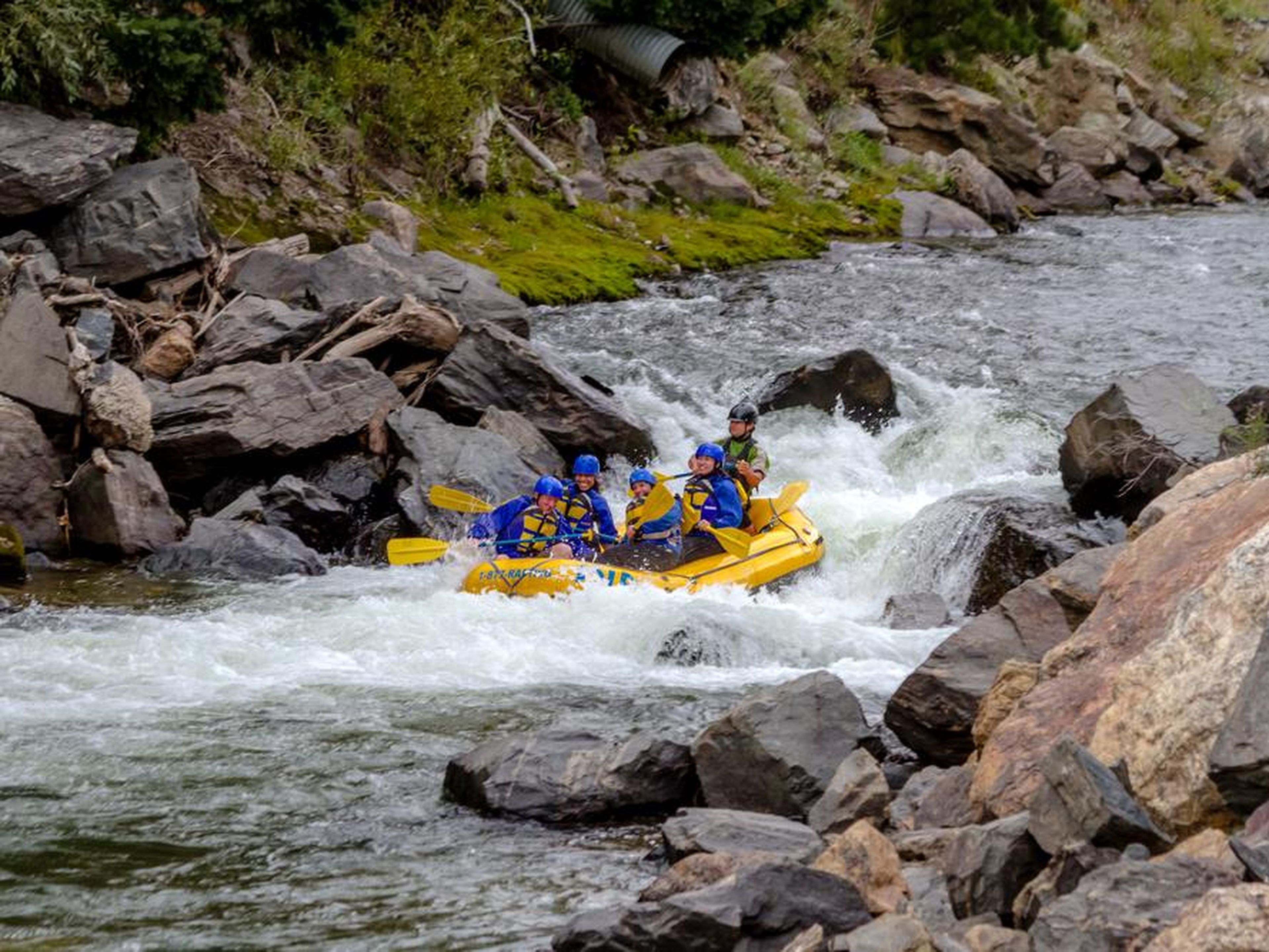 Whitewater rafting on the Colorado River.