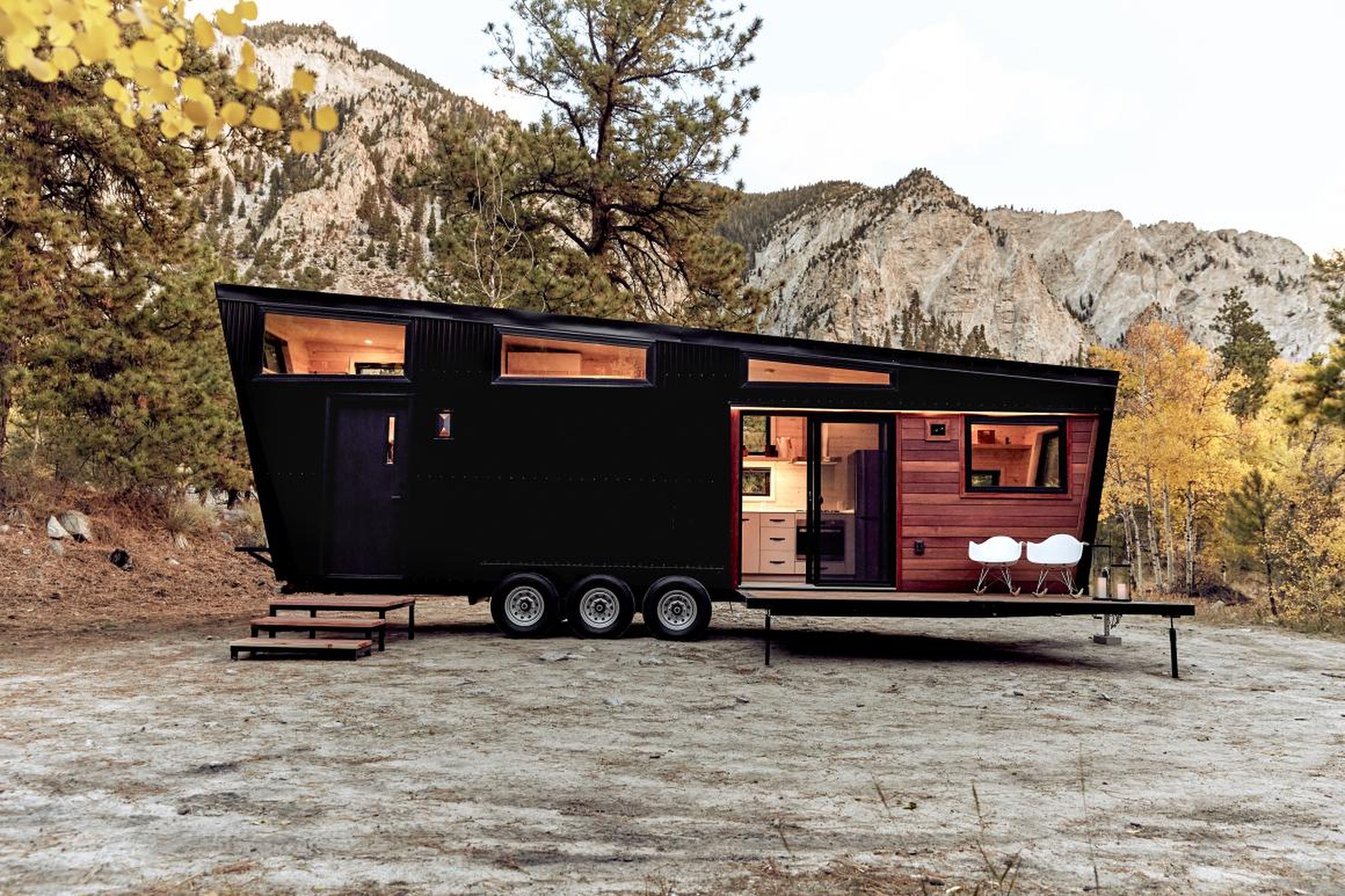 The design company Land Ark created a "Mad Men"-inspired RV.