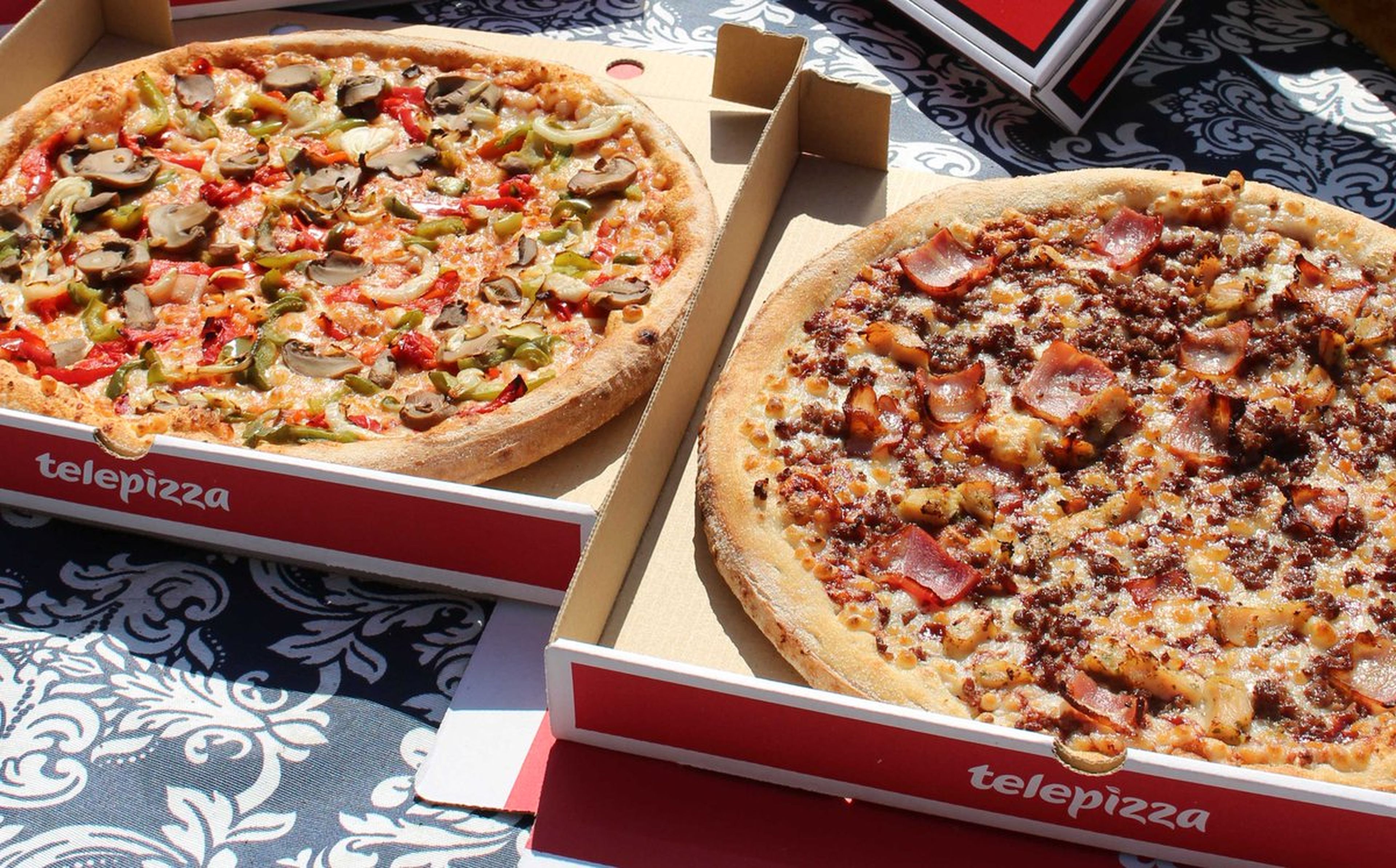 Dos pizzas de Telepizza
