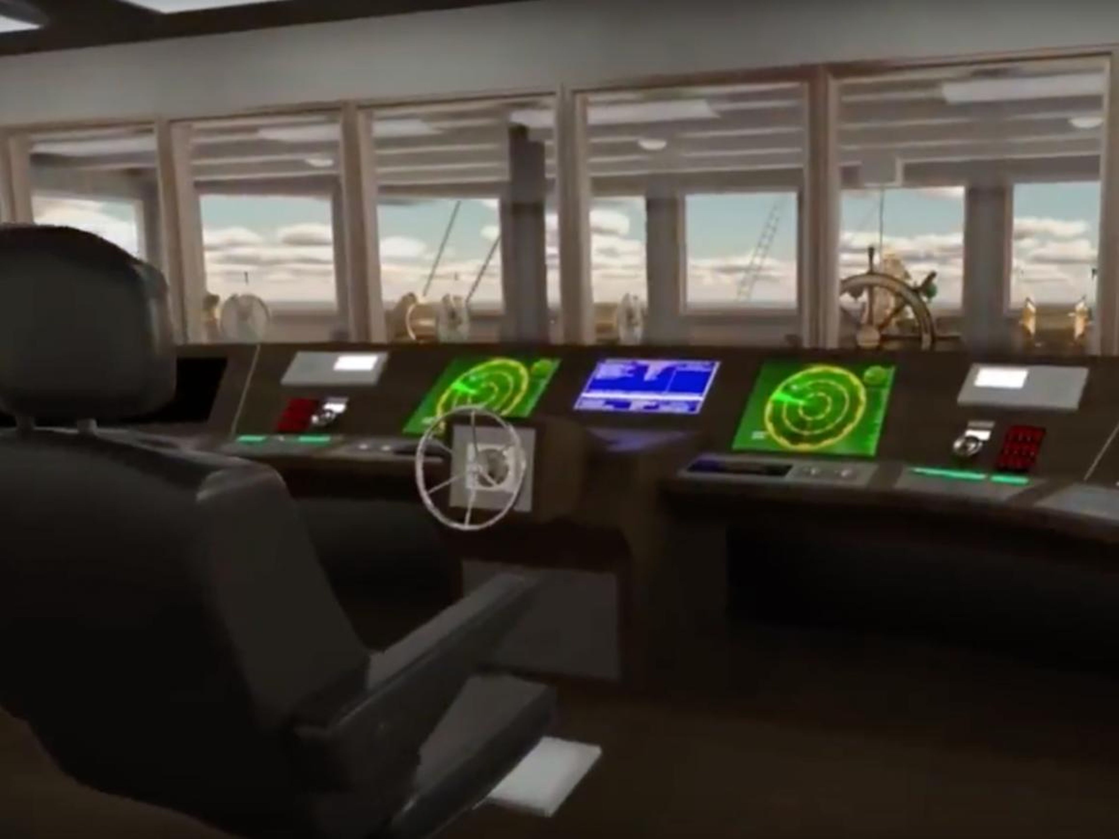 ... except this time around, modern 21st century technology like radar will be used to navigate the seas.