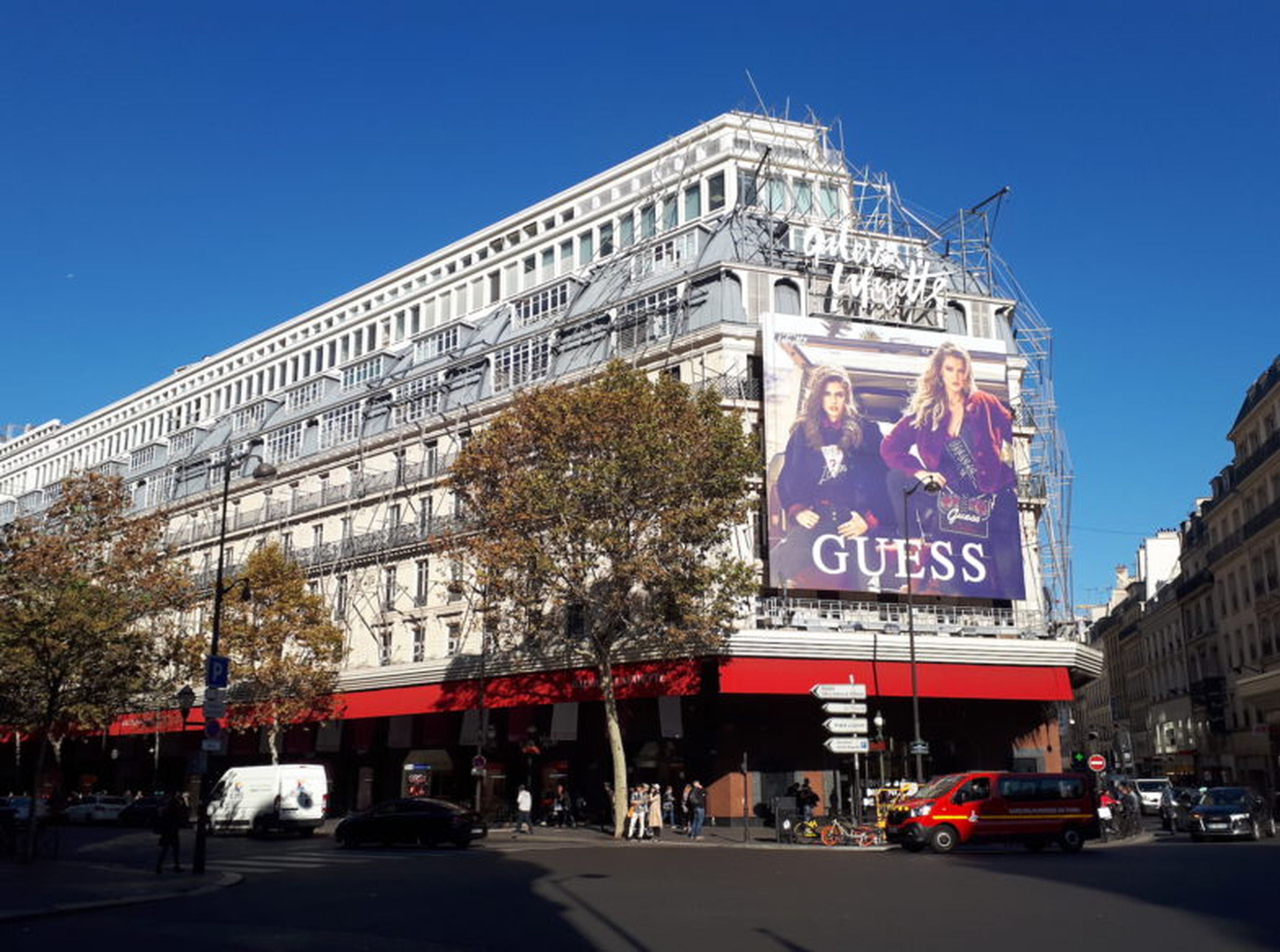Galeries Lafayette Haussmann en Paris, el 4 octobre 2018.