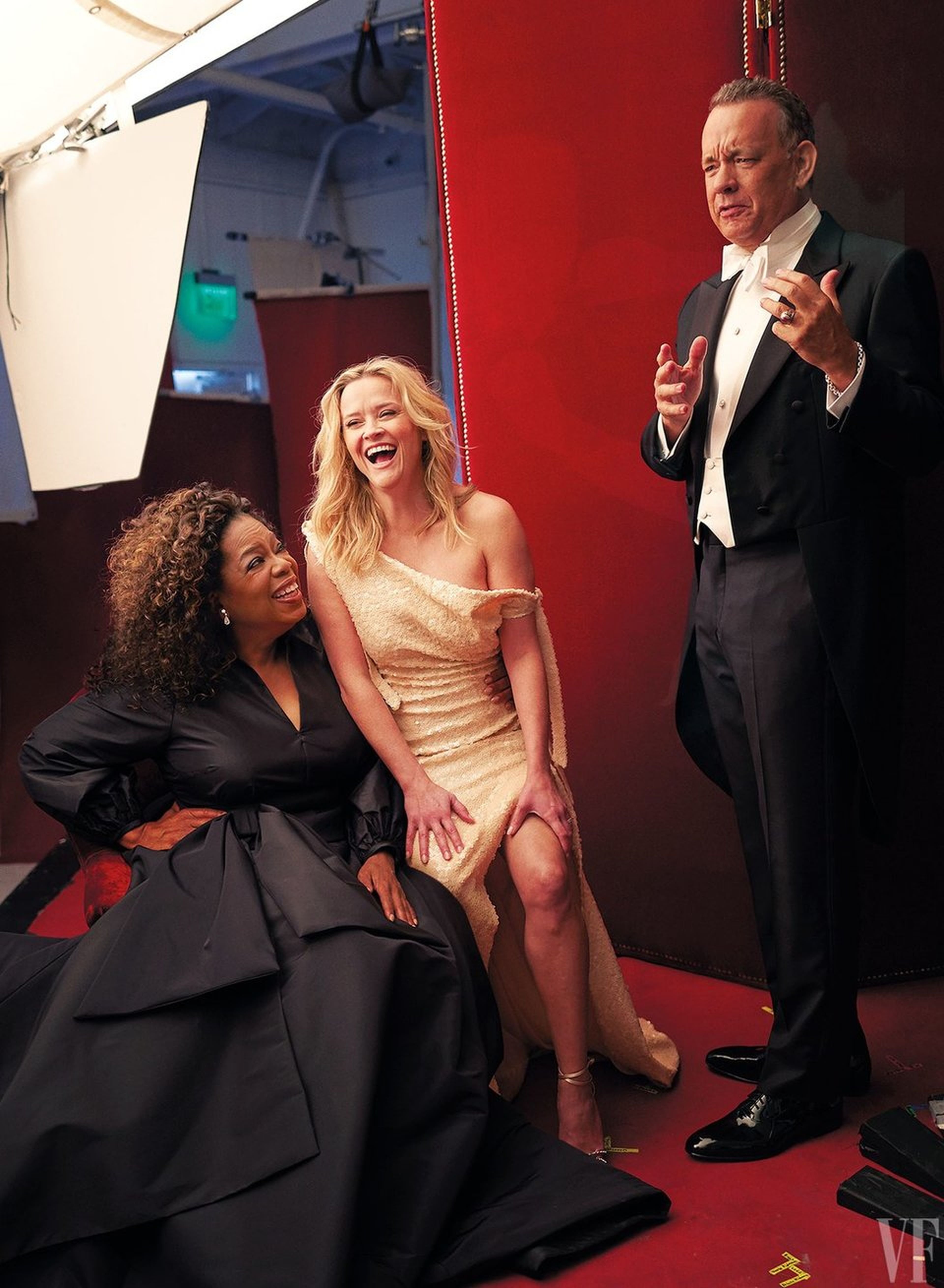 Oprah Winfrey, Reese Witherspoon y Tom Hanks.