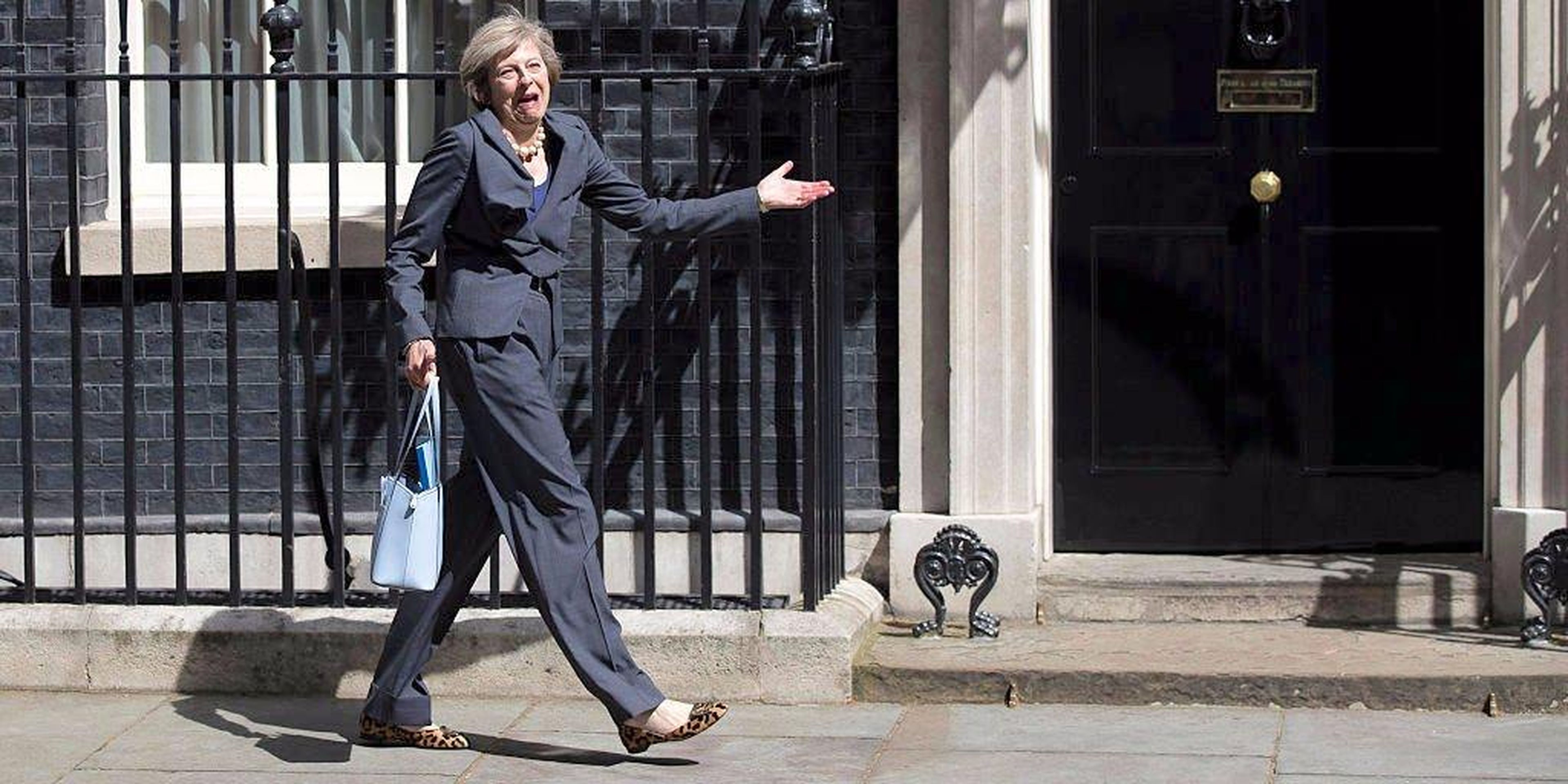 Theresa May, en Westminster
