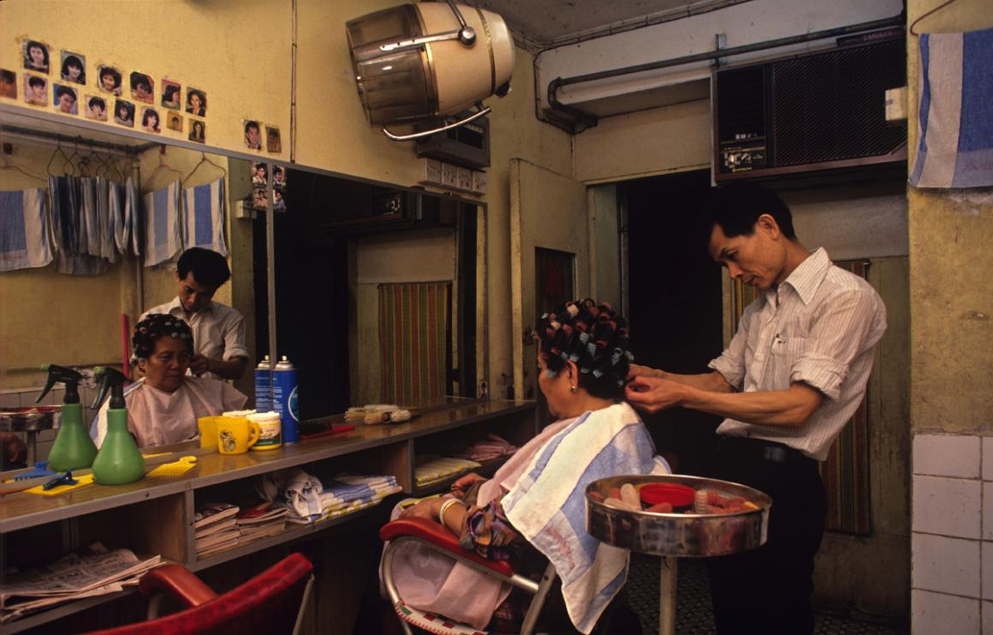 Many businesses took advantage. Ho Chi Kam ran a hairdressing salon with his wife in the city until 1991. After Ho was forced out of the Walled City, he had to go back to working for others because he could not afford the rent