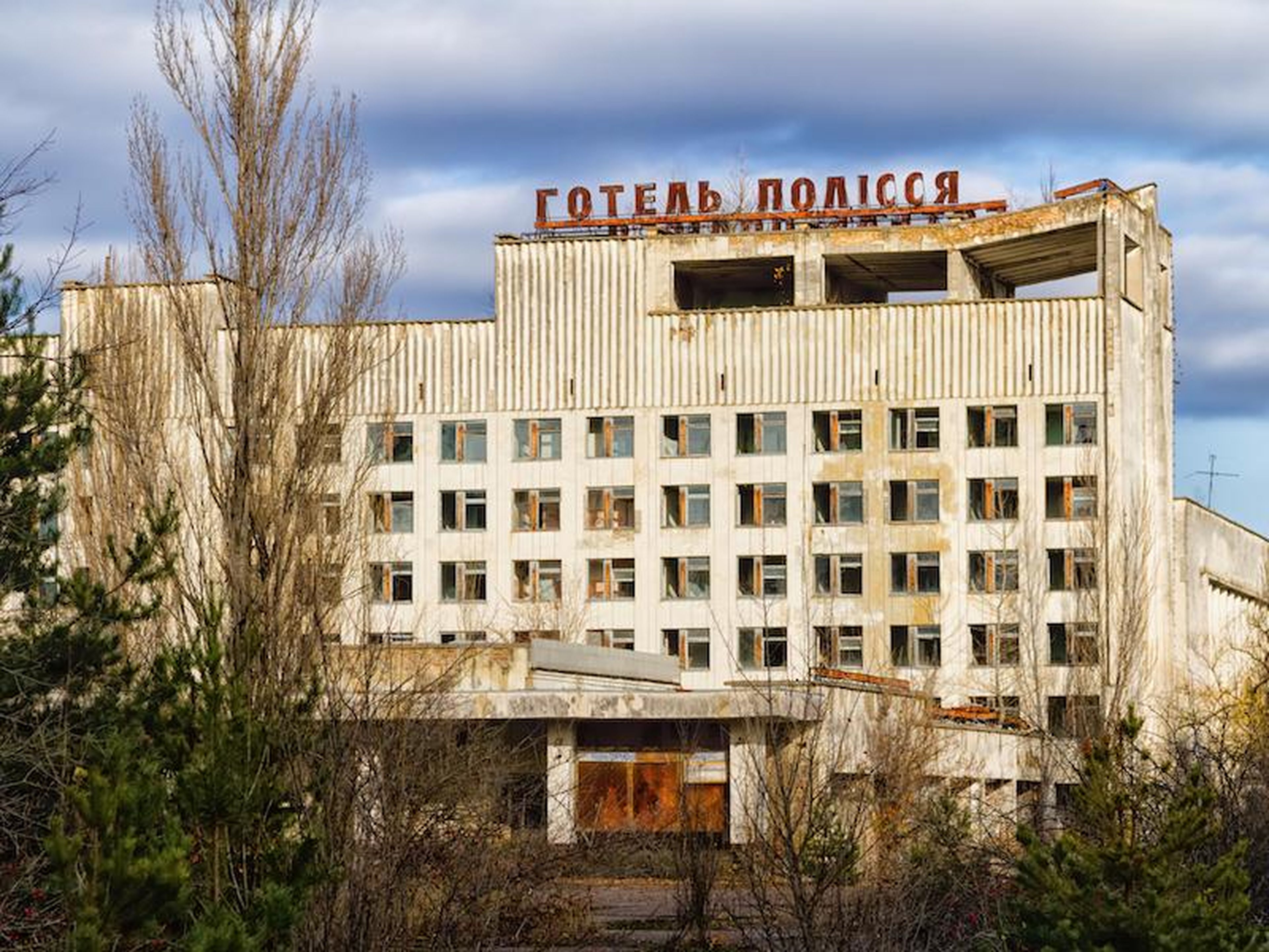 Pripyat fue evacuado durante el desastre nuclear de Chernóbil en1986.