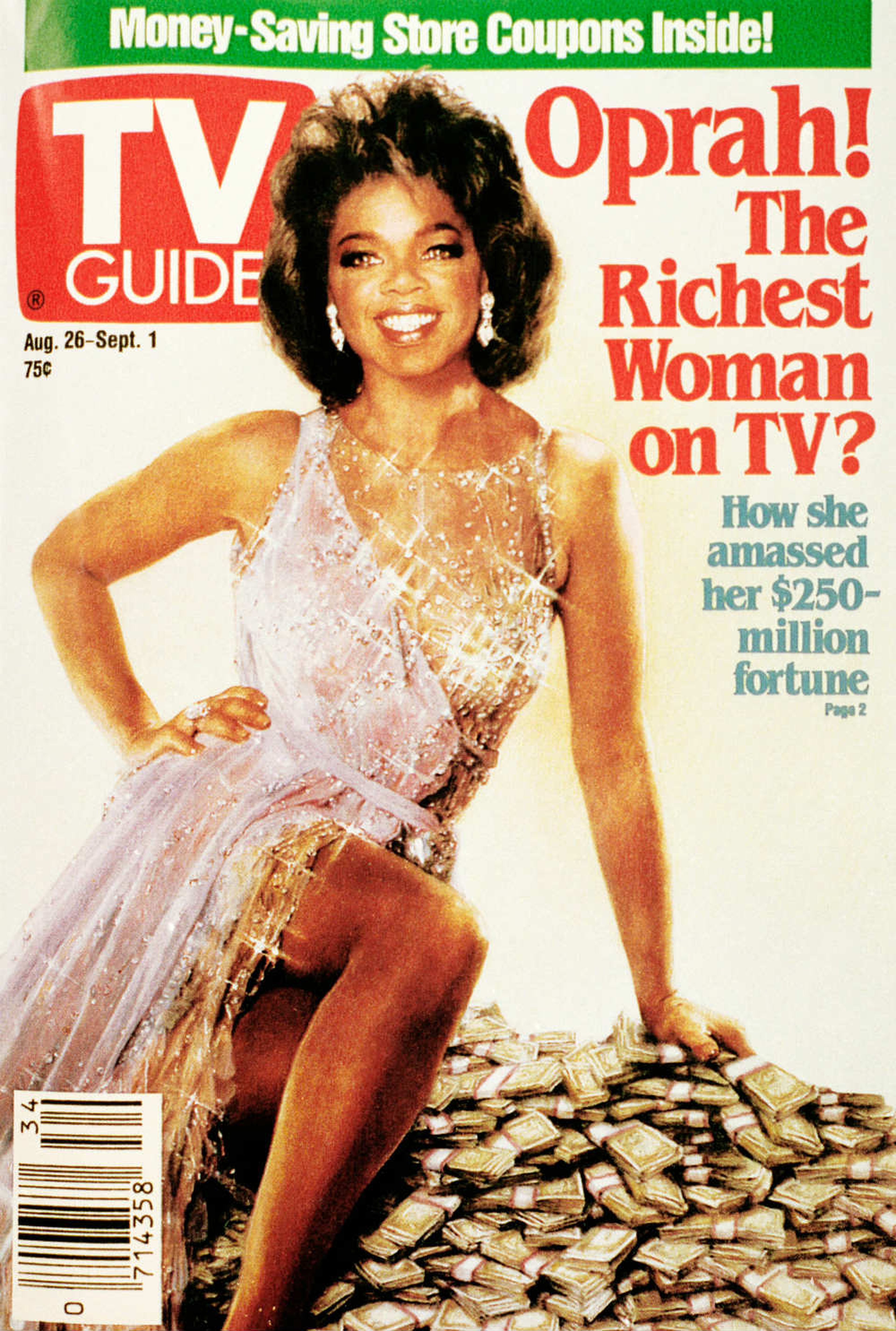 La portada de la Guía de TV de 1989 de Oprah Winfrey no era realmente Oprah.