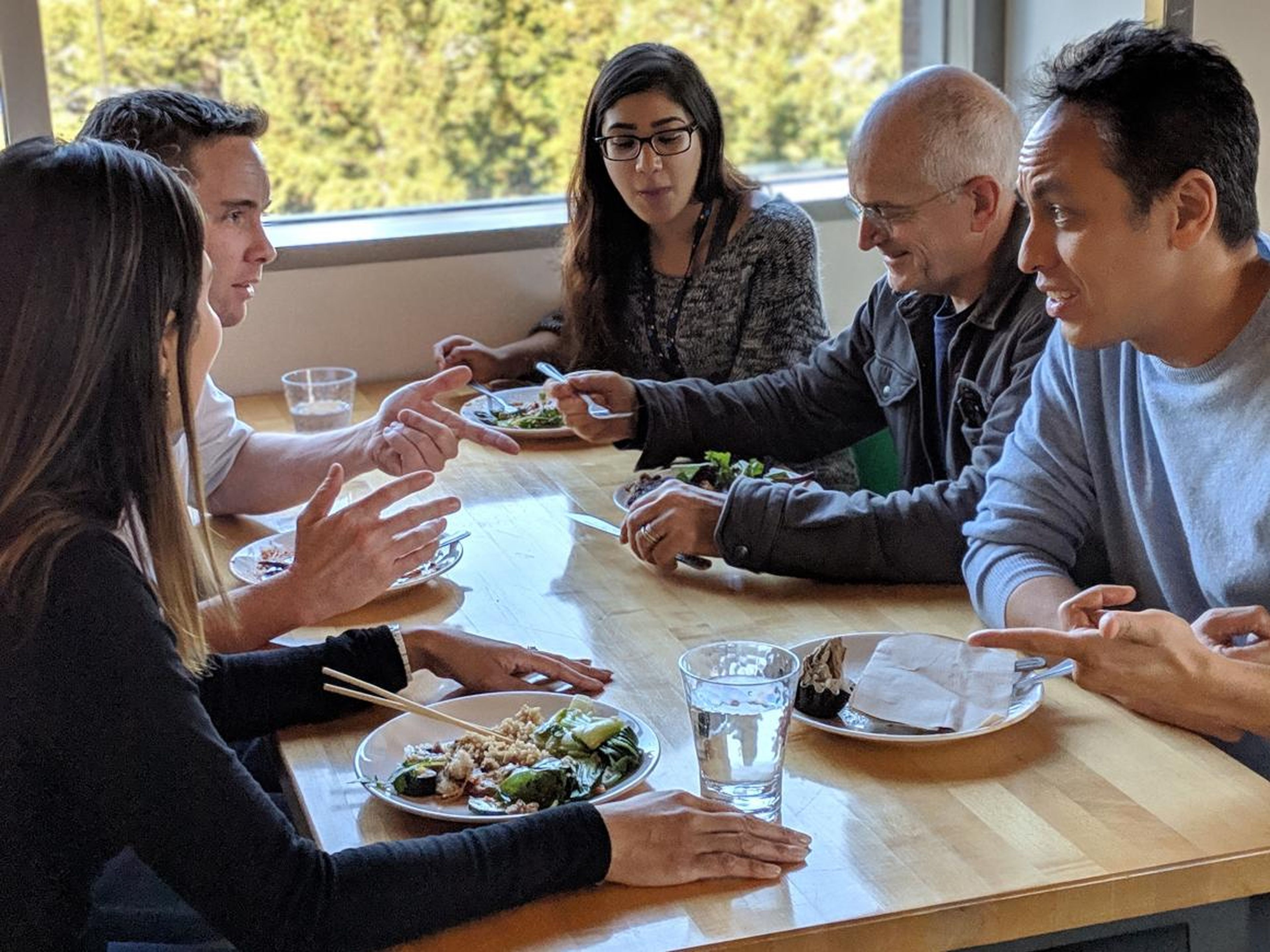 Rincon doesn't always have time for lunch, but she prefers to have lunch meetings when she can. "It gives me a chance to connect with colleagues and catch up on what they're working on with other teams," she said.
