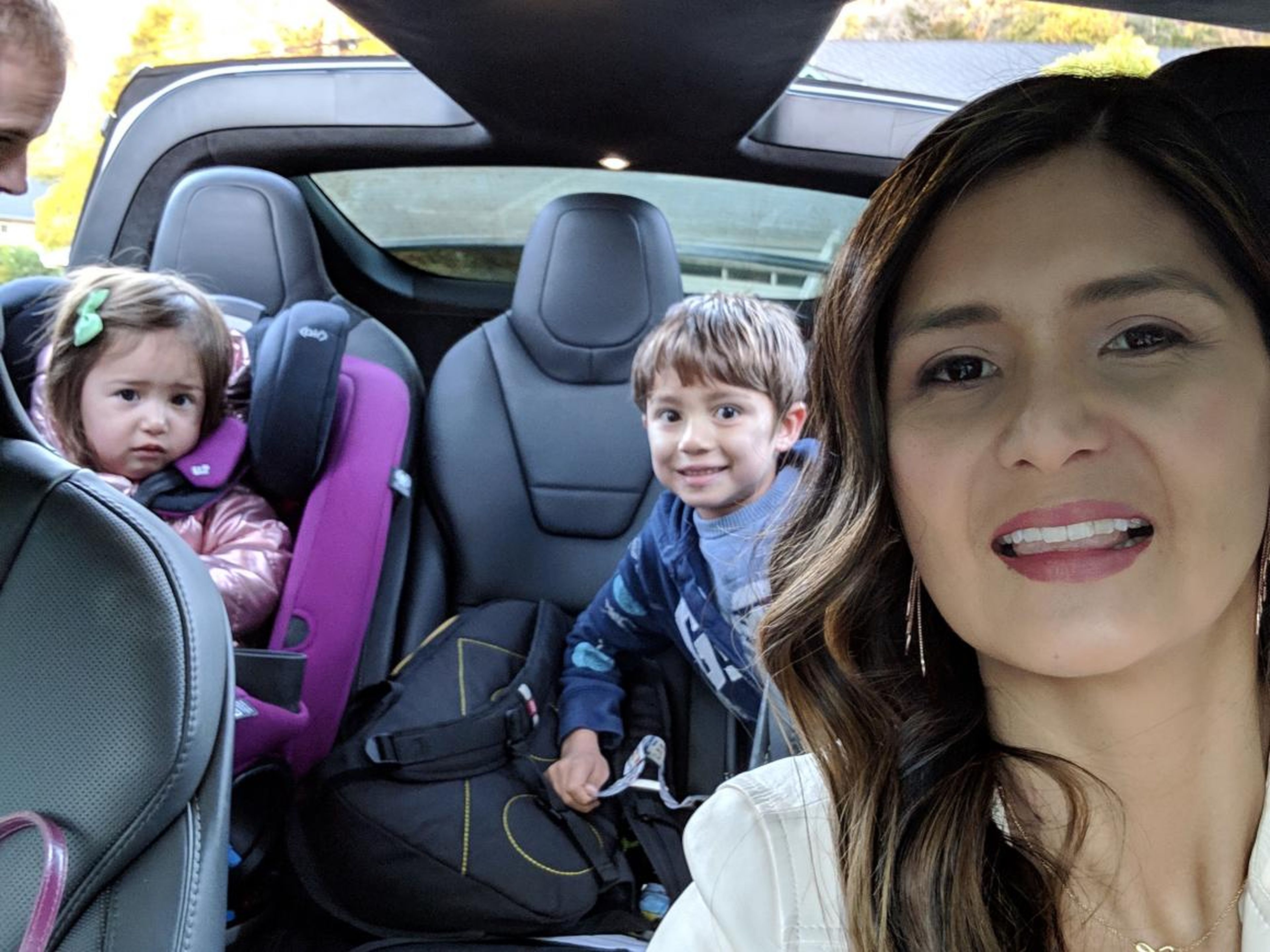 Rincon drives her kids to school — and they both love to request songs during the ride, she said.