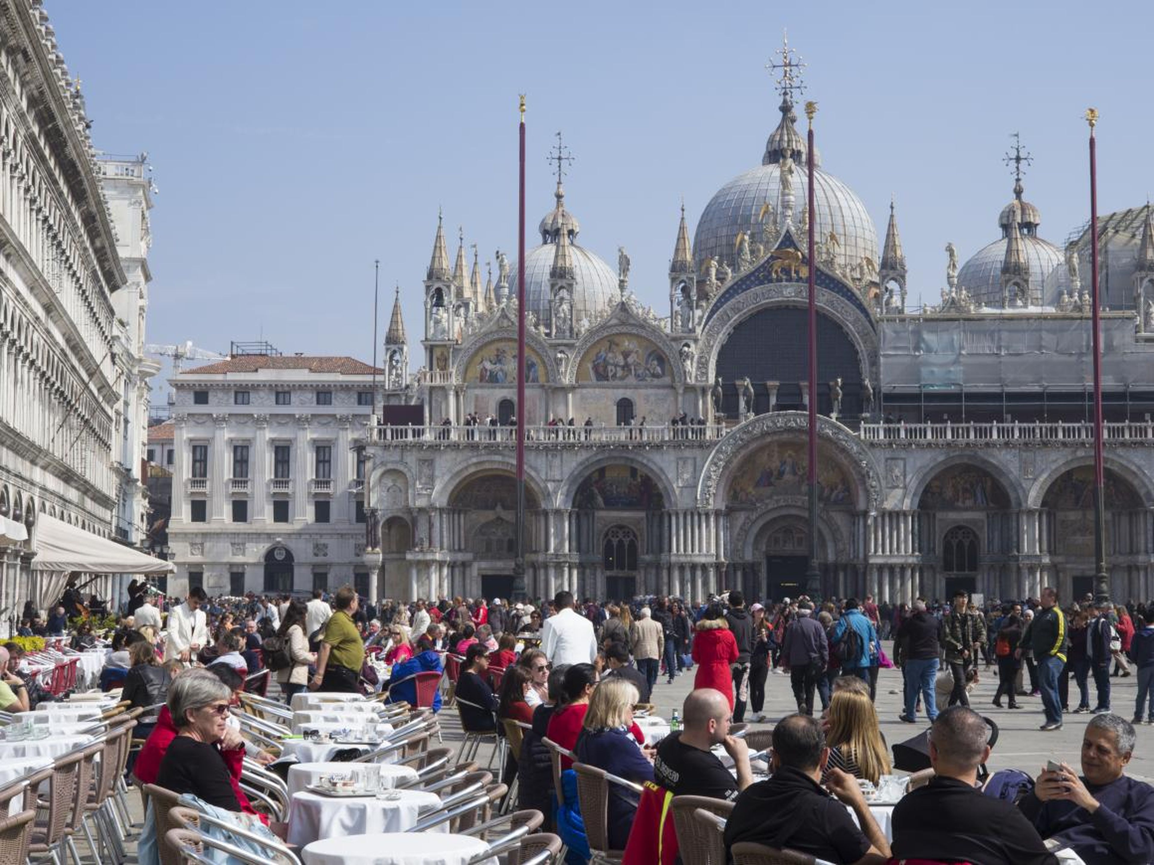 A similar incident occurred in August, when a café customer said he was charged nearly $50 for two coffees and a water. Part of the bill ended up being a surcharge for sitting in the "sunniest" corner of Piazza San Marco.