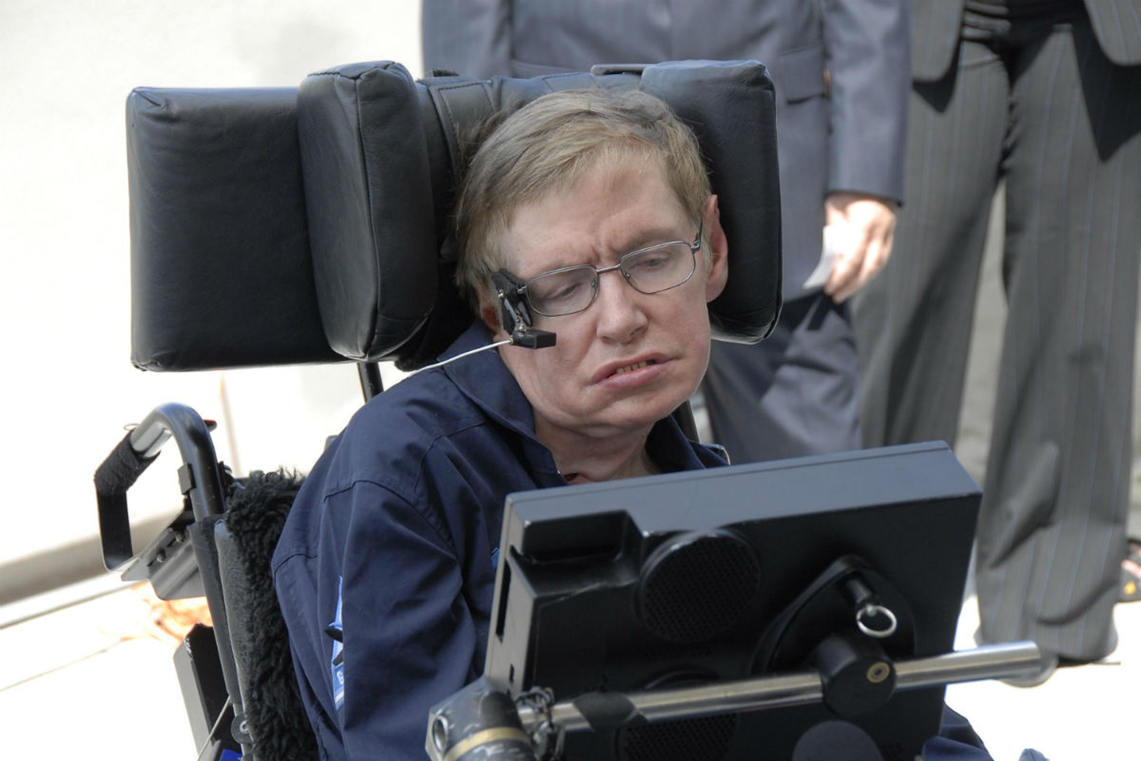 Stephen Hawking, en la NASA.