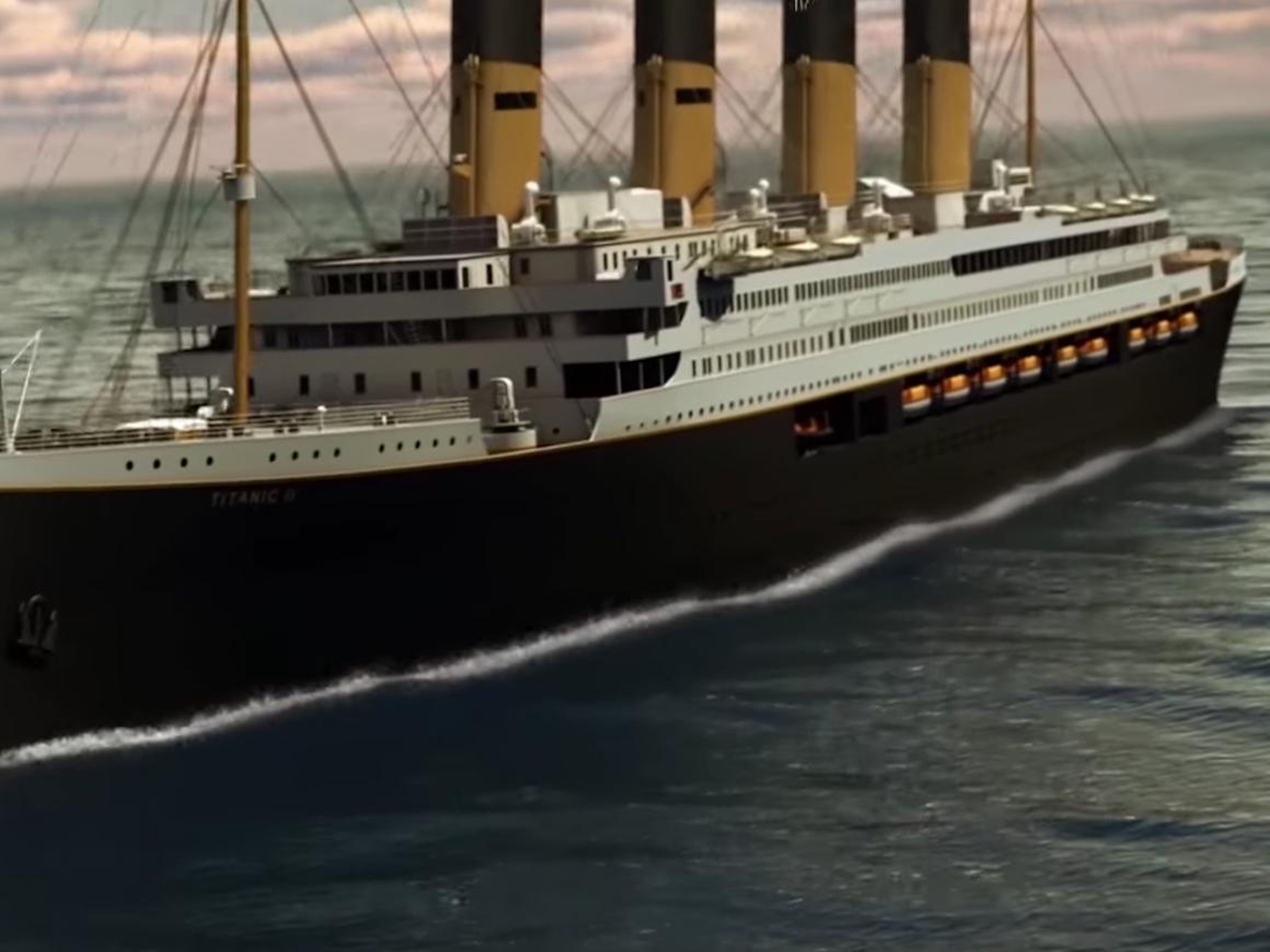 The Titanic ll will have a new safety deck to hold the appropriate number of lifeboats.