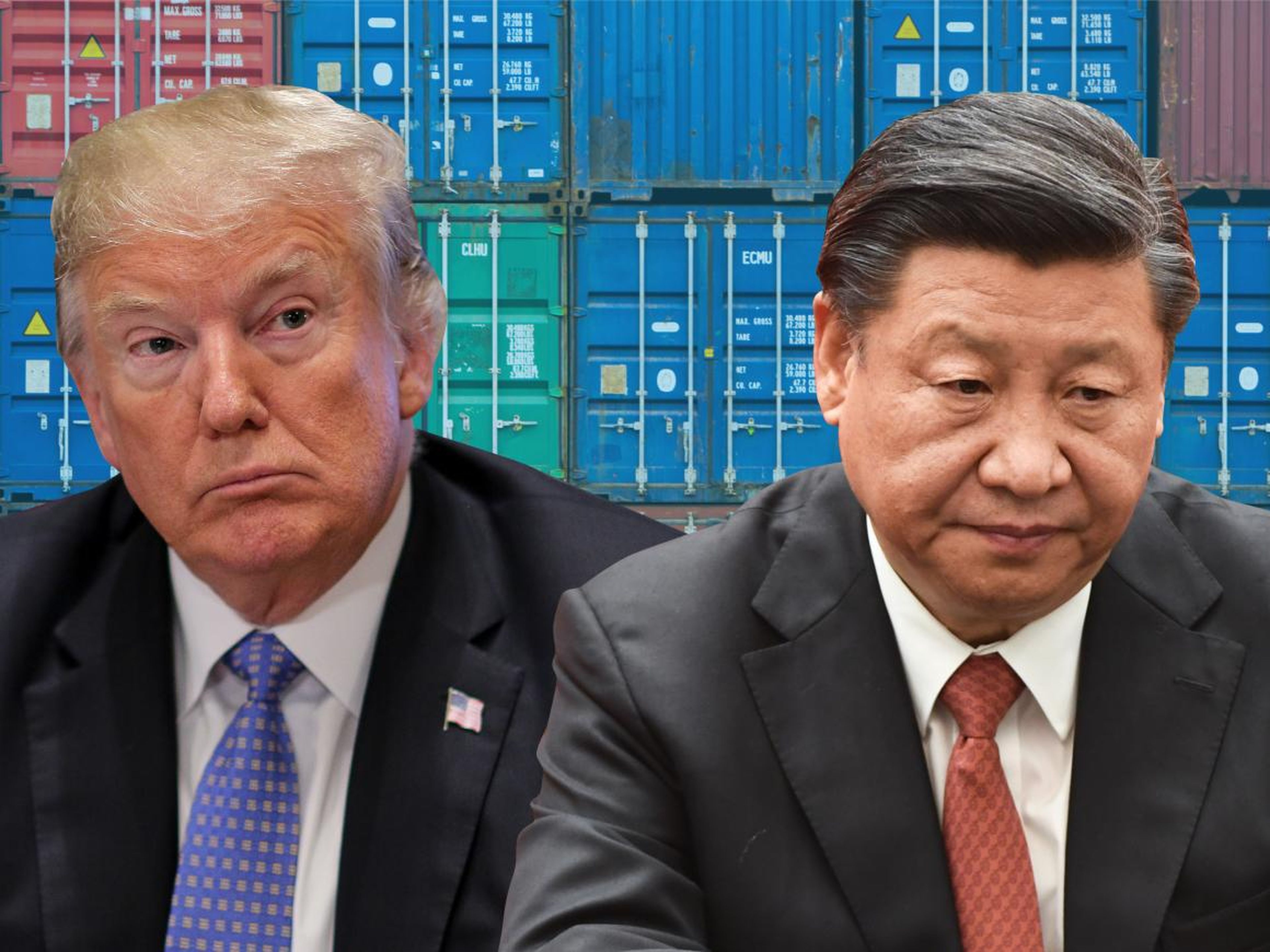 President Trump and China President Xi Jinping.