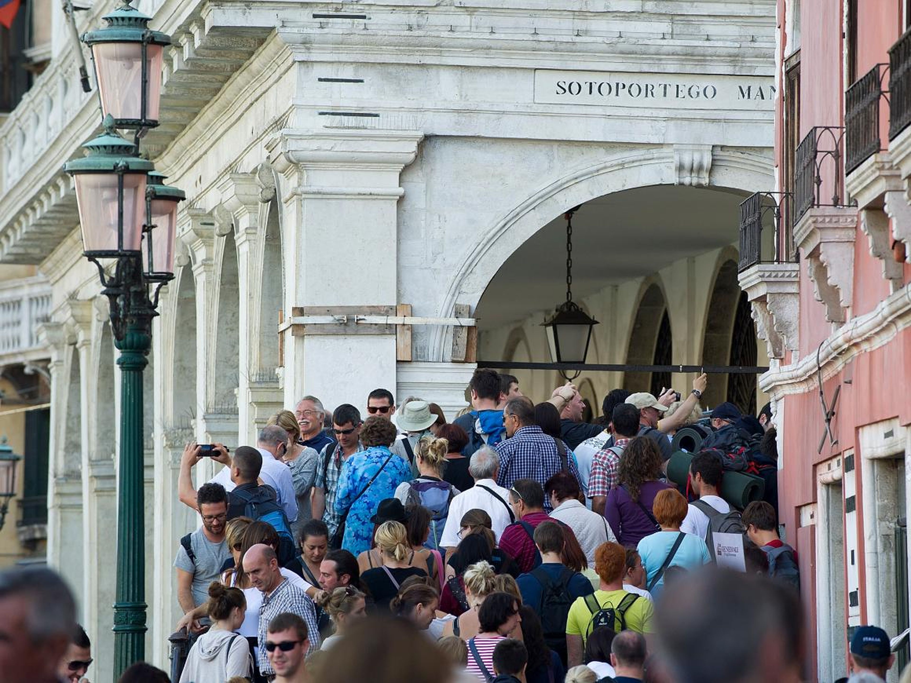 Venice has taken measures to try to limit the overflow of tourists.