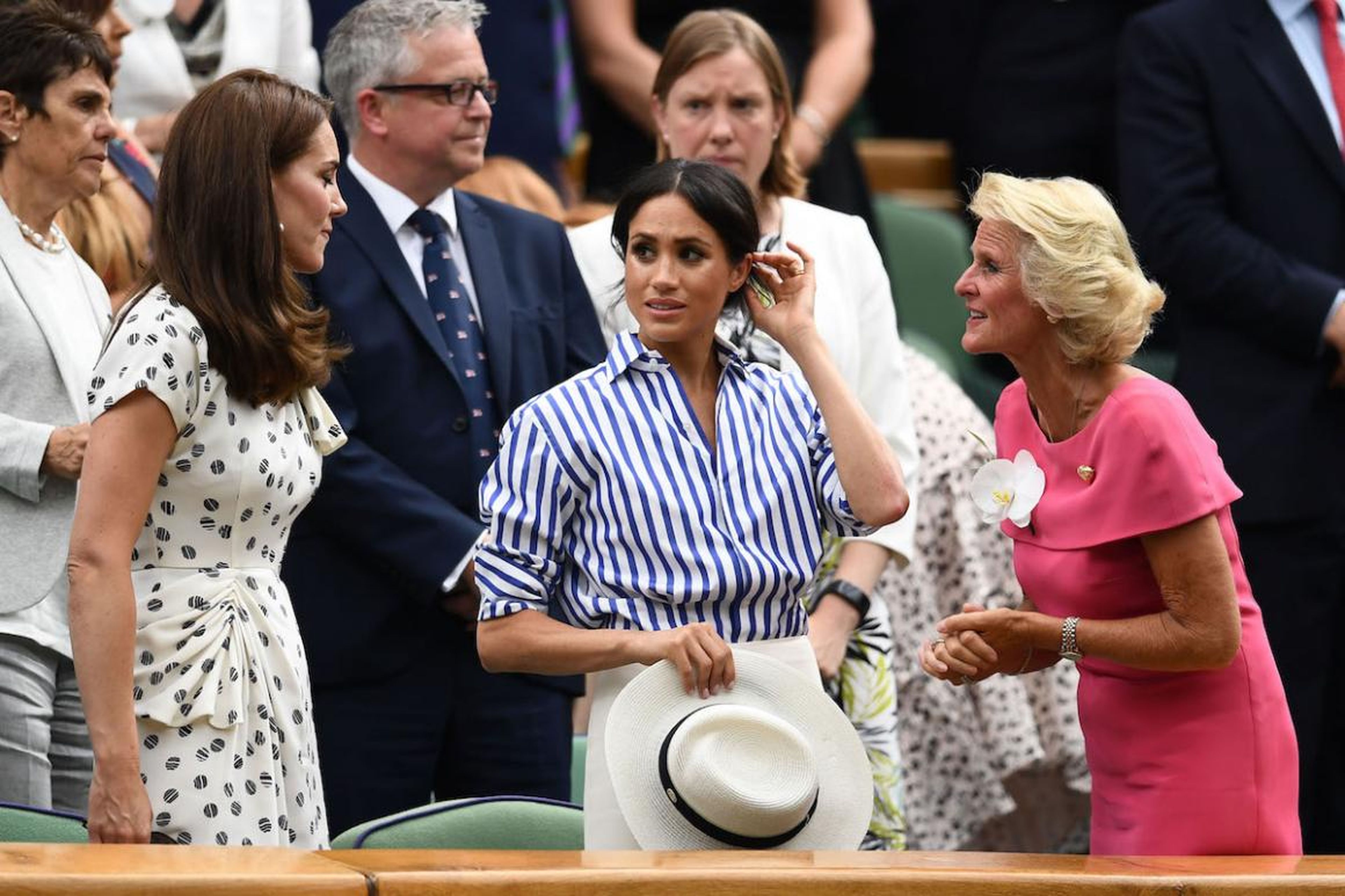 Meghan Markle y Kate Middleton en Wimbledon.