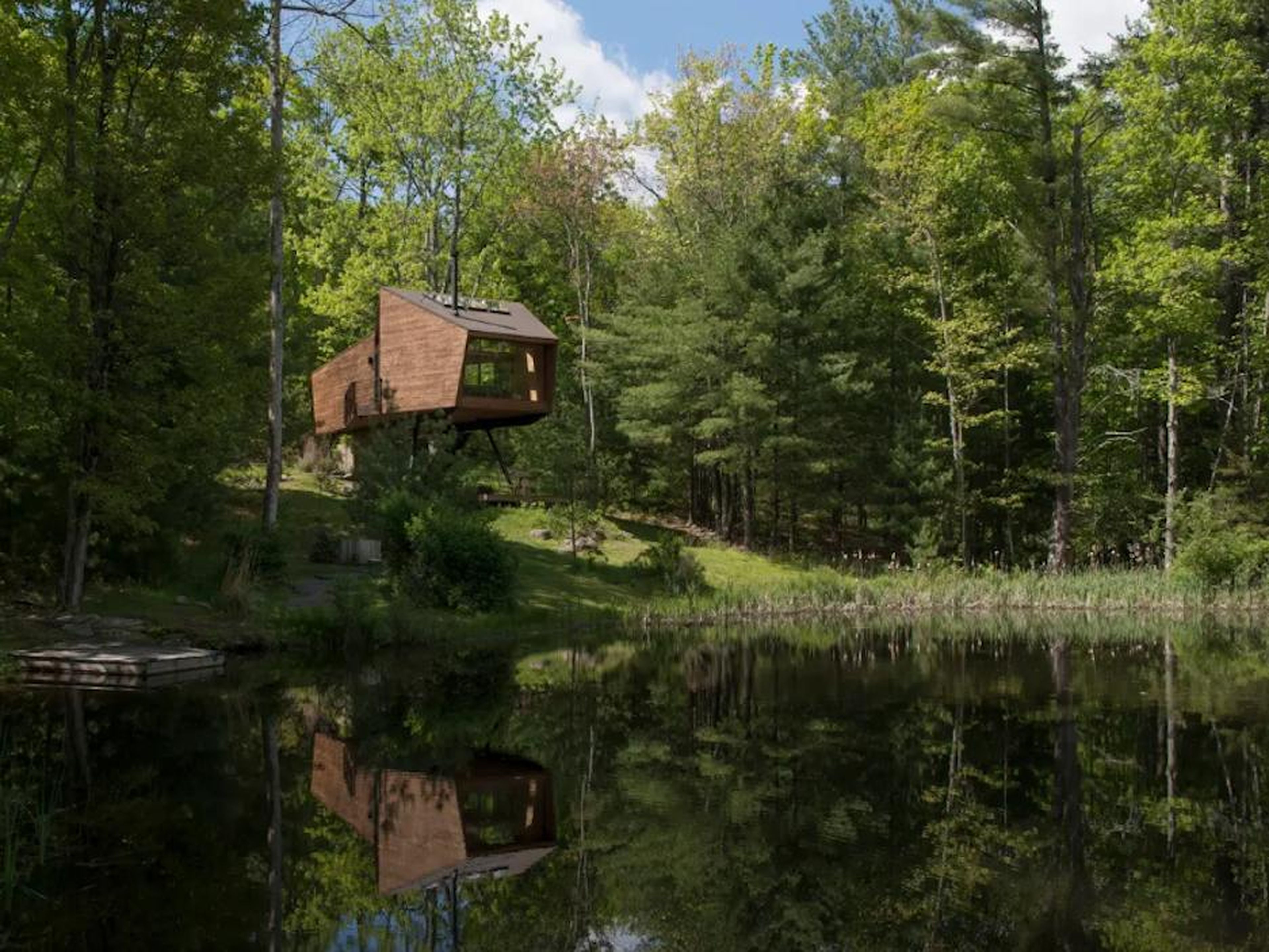 [RE] 3. A los seguidores de Instagram de Airbnb también les encantó la "Willow Treehouse" en Willow, Nueva York.