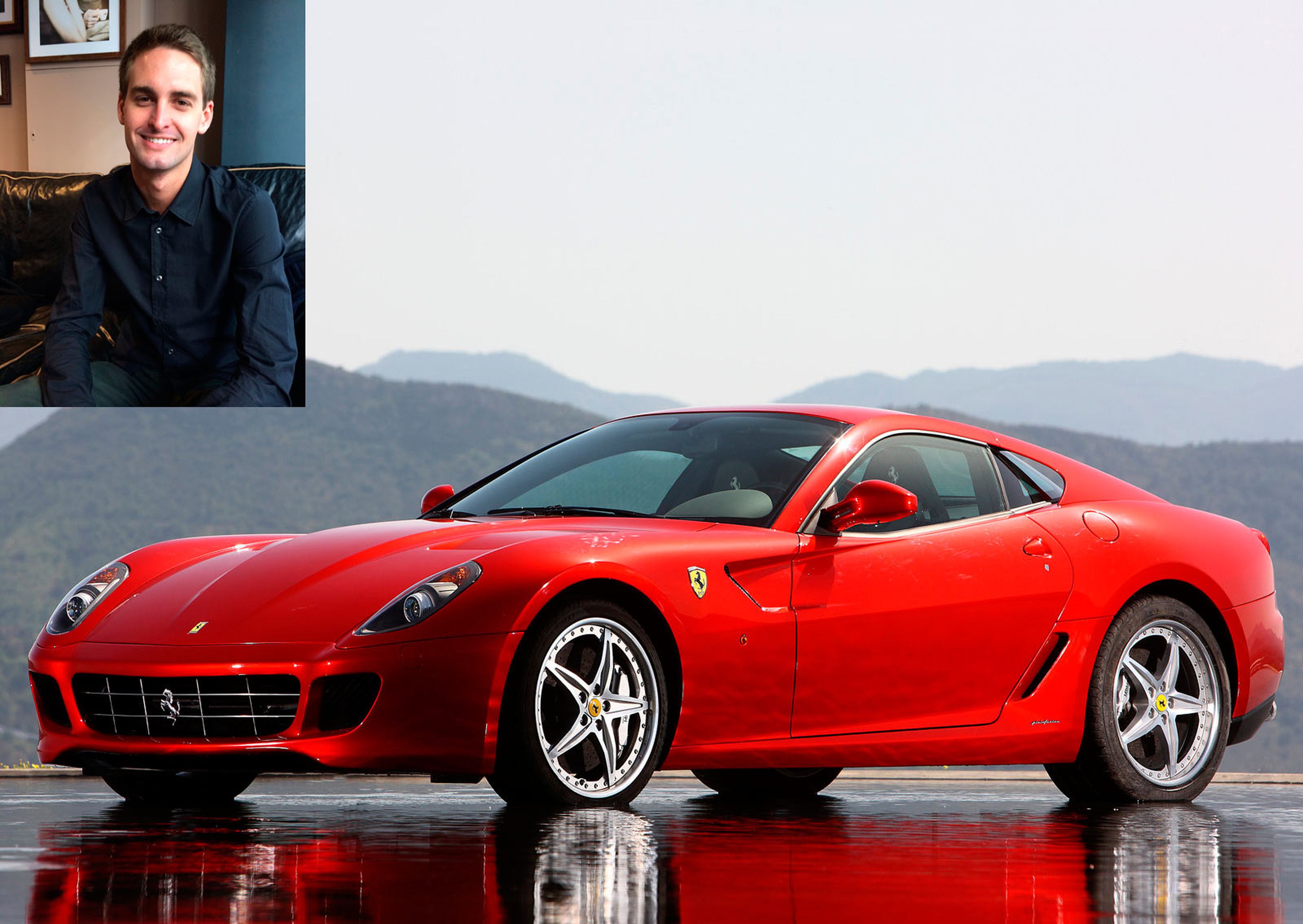 Coches de famosos: Ferrari 599 GTB de Evan Spiegel