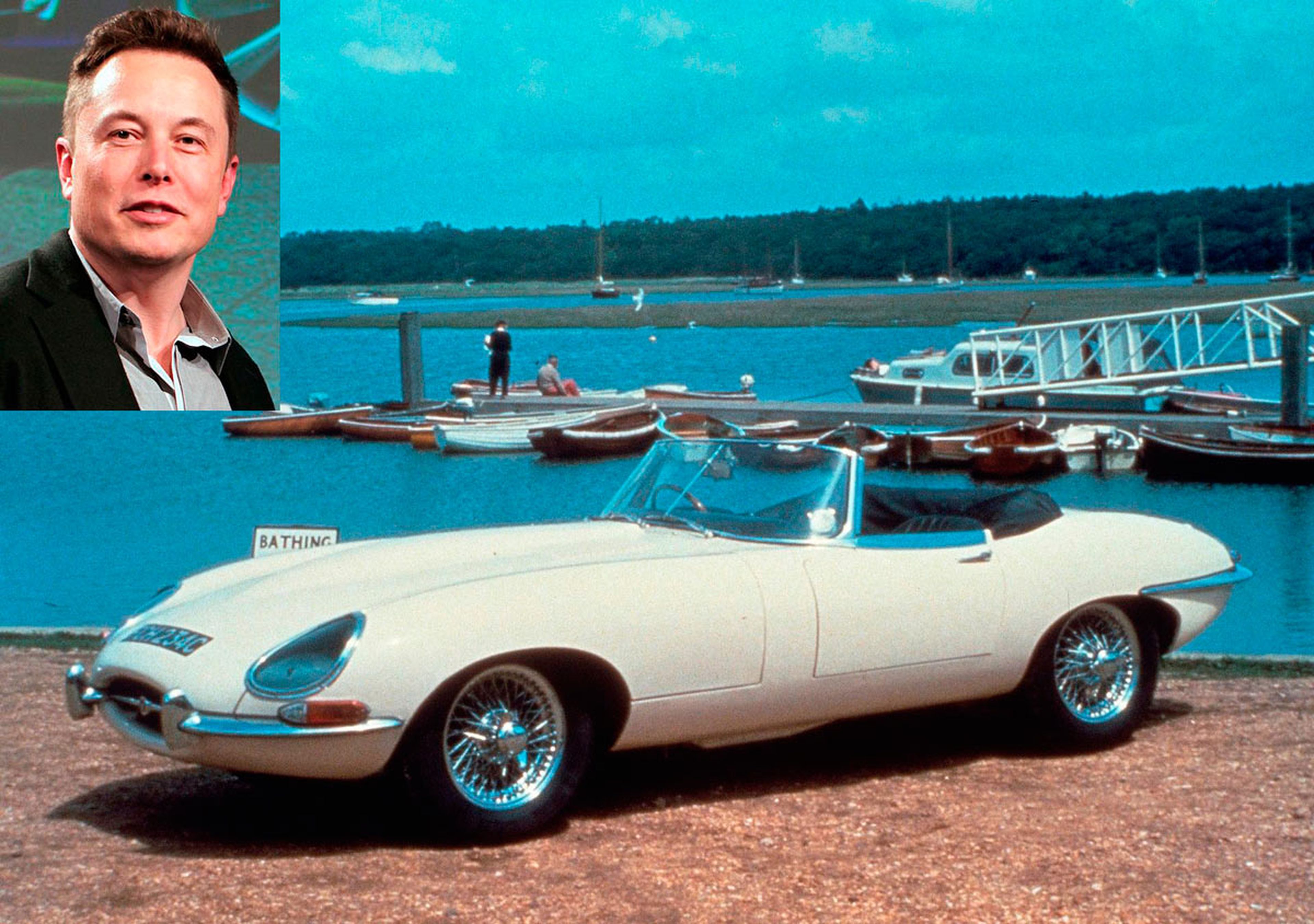 Coches de famosos: Jaguar E-Type de Elon Musk