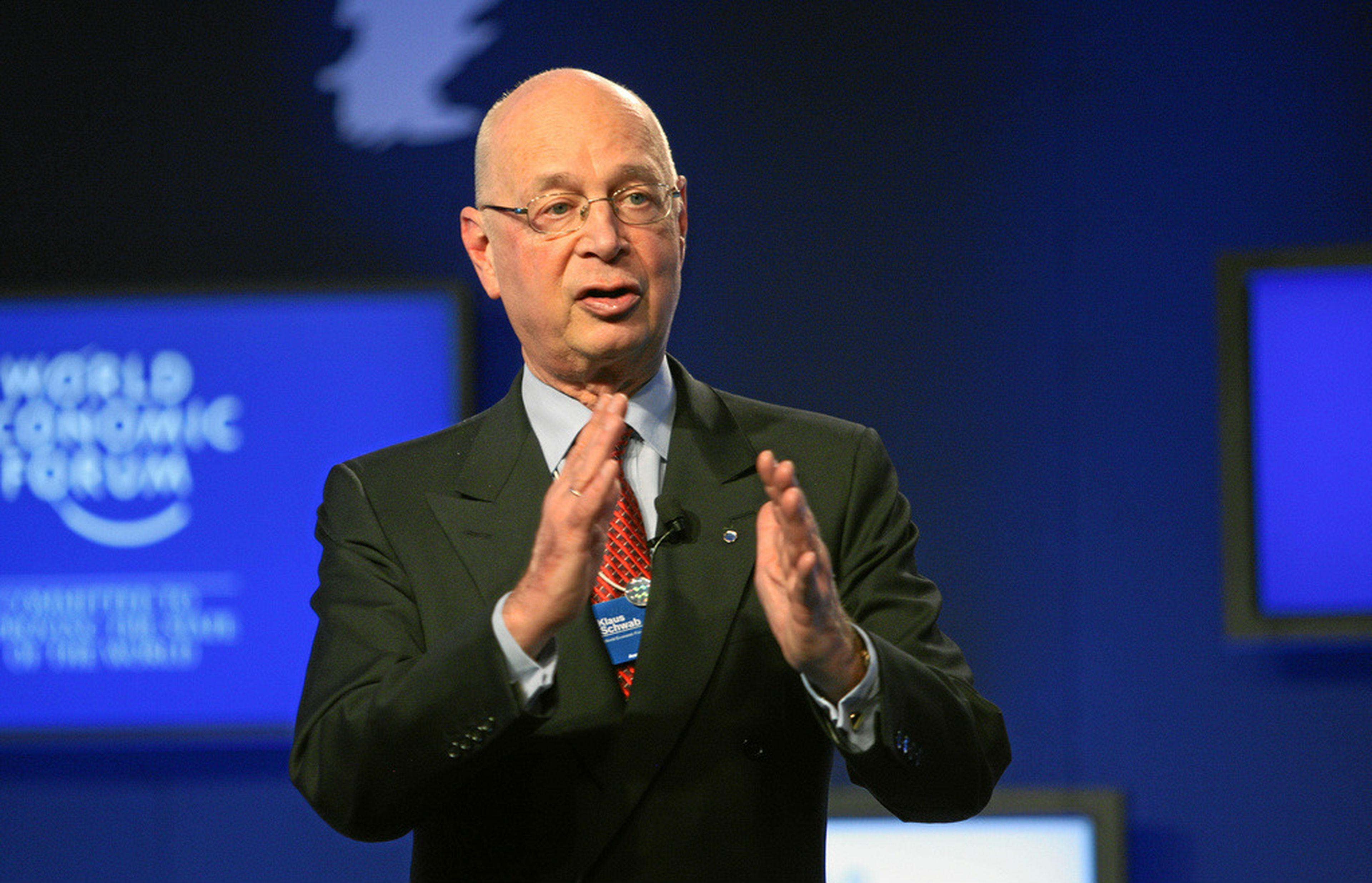 Klaus Schwab en una reunión del World Economic Forum en 2011.