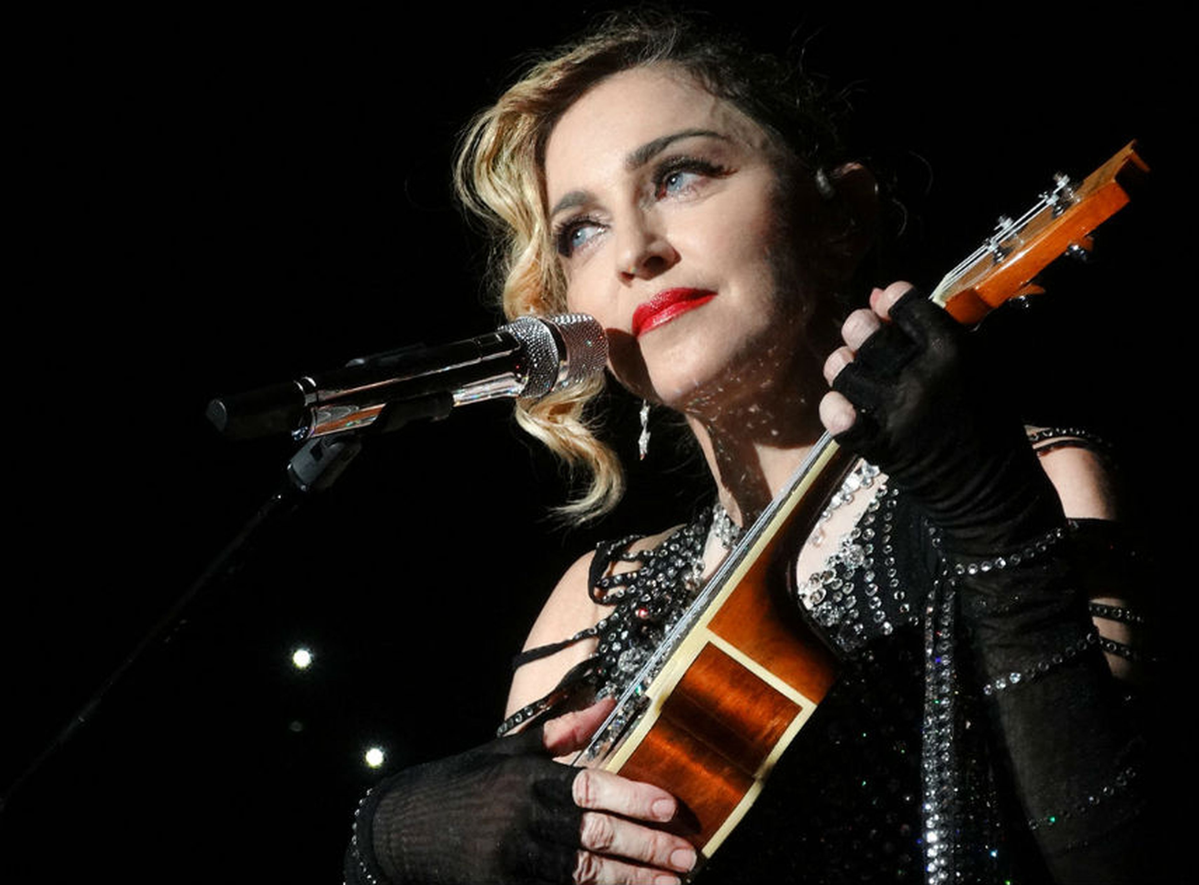 La cantante Madonna, en un concierto.