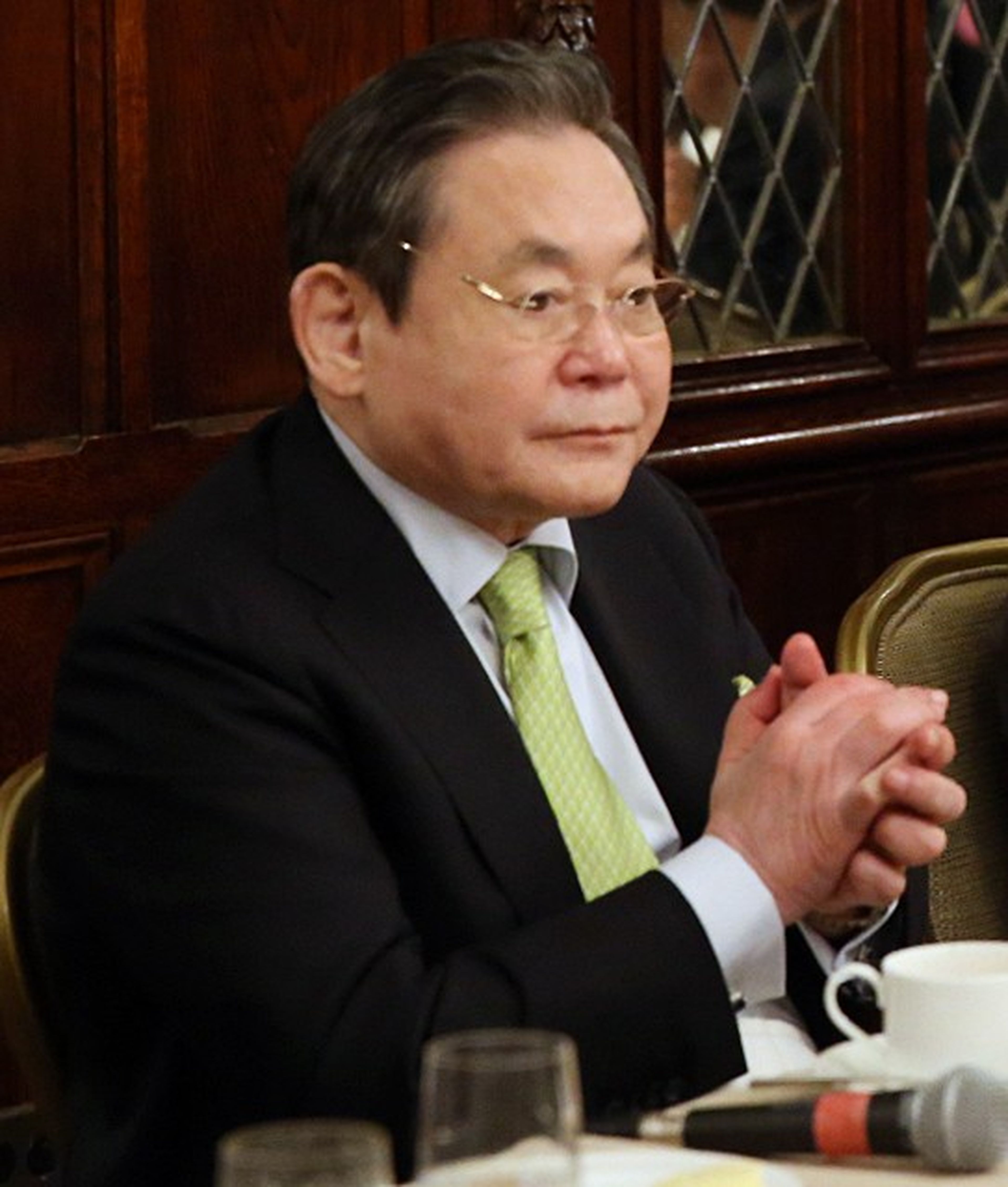 El presidente de Samsung, Lee Kun Hee