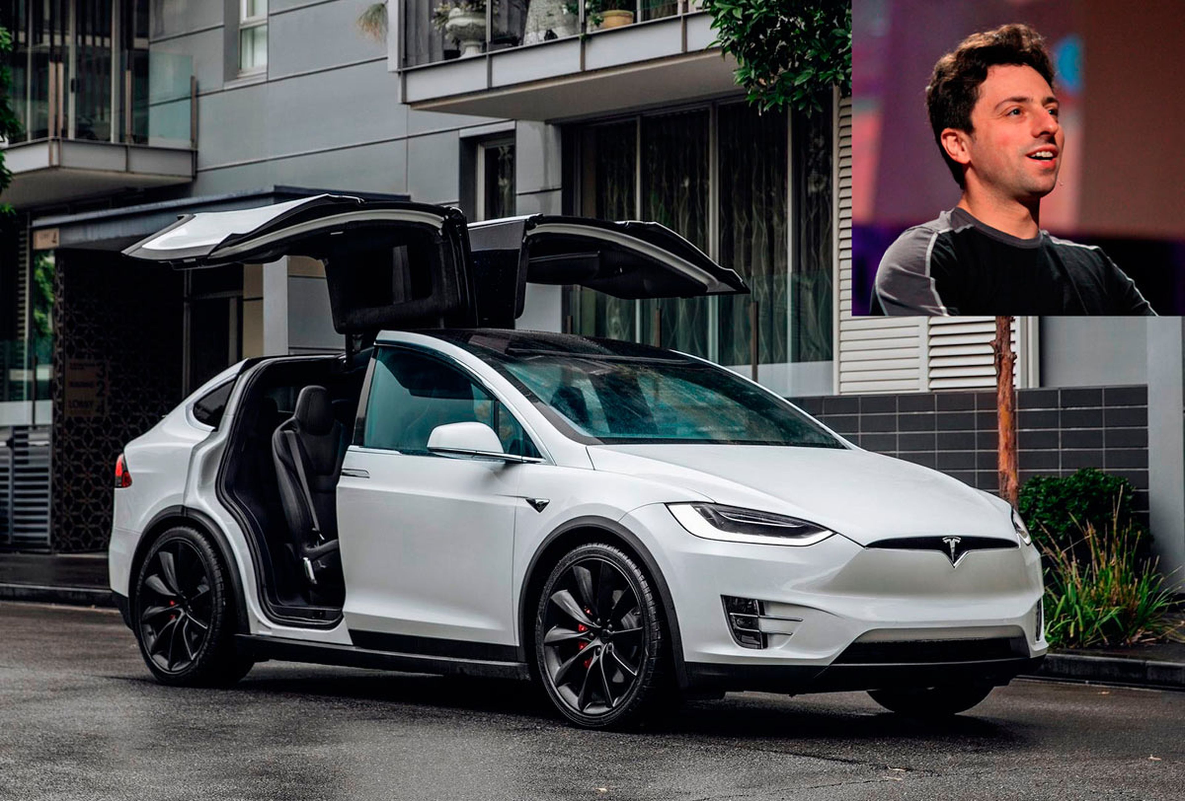 Coches de famosos: Tesla Model X de Sergei Brin