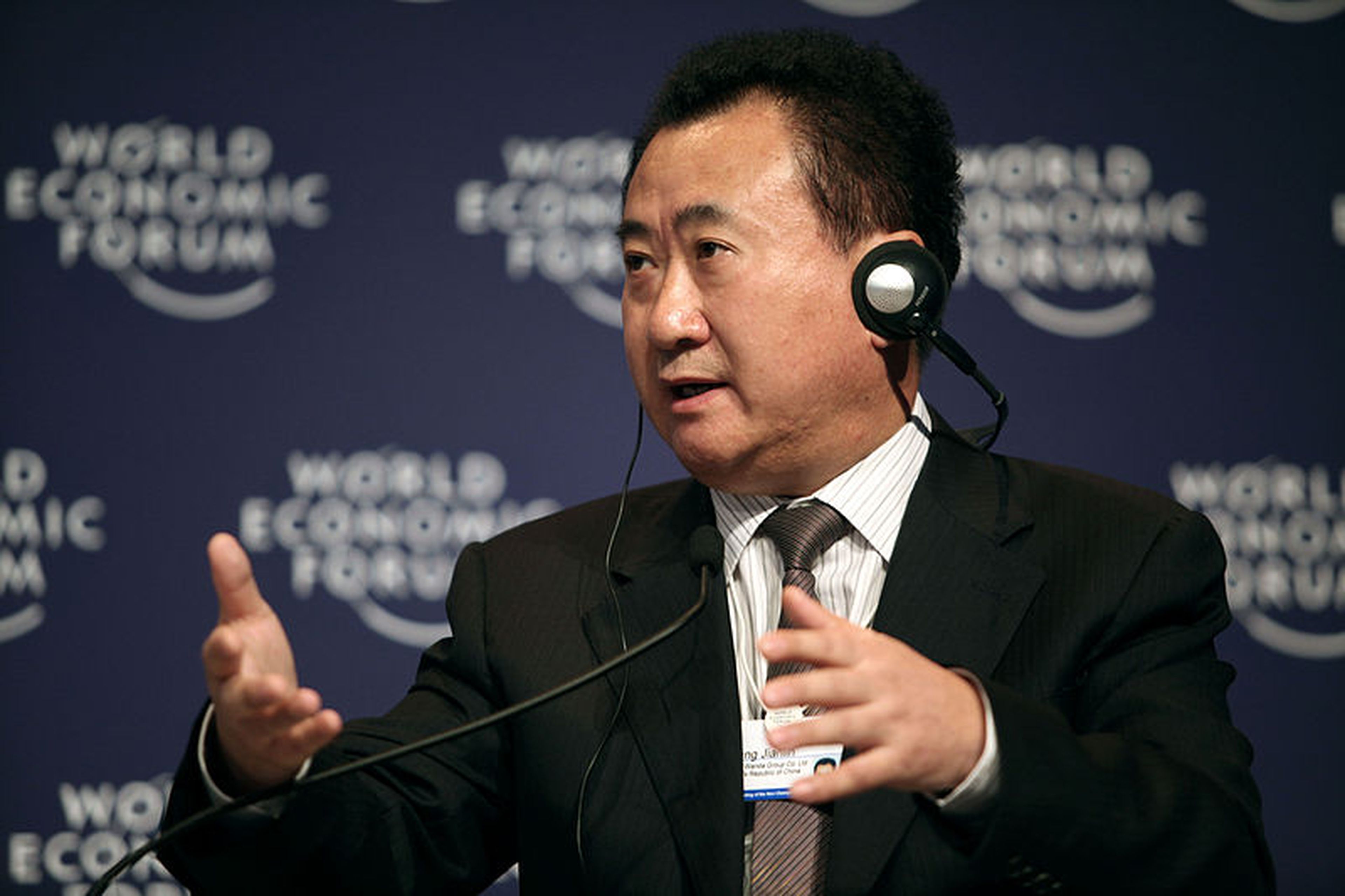 El fundador y presidente de Dalian Wanda, Wang Jianlin