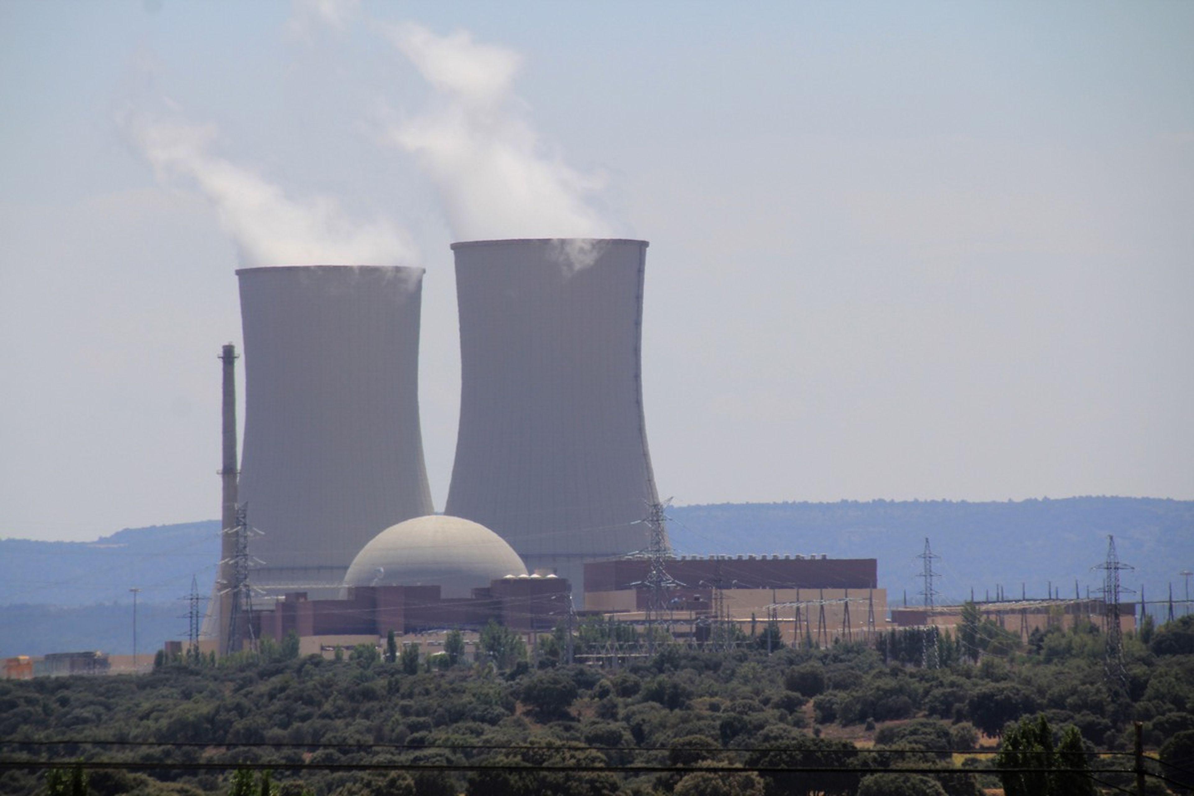 La central nuclear extremeña de Almaraz.
