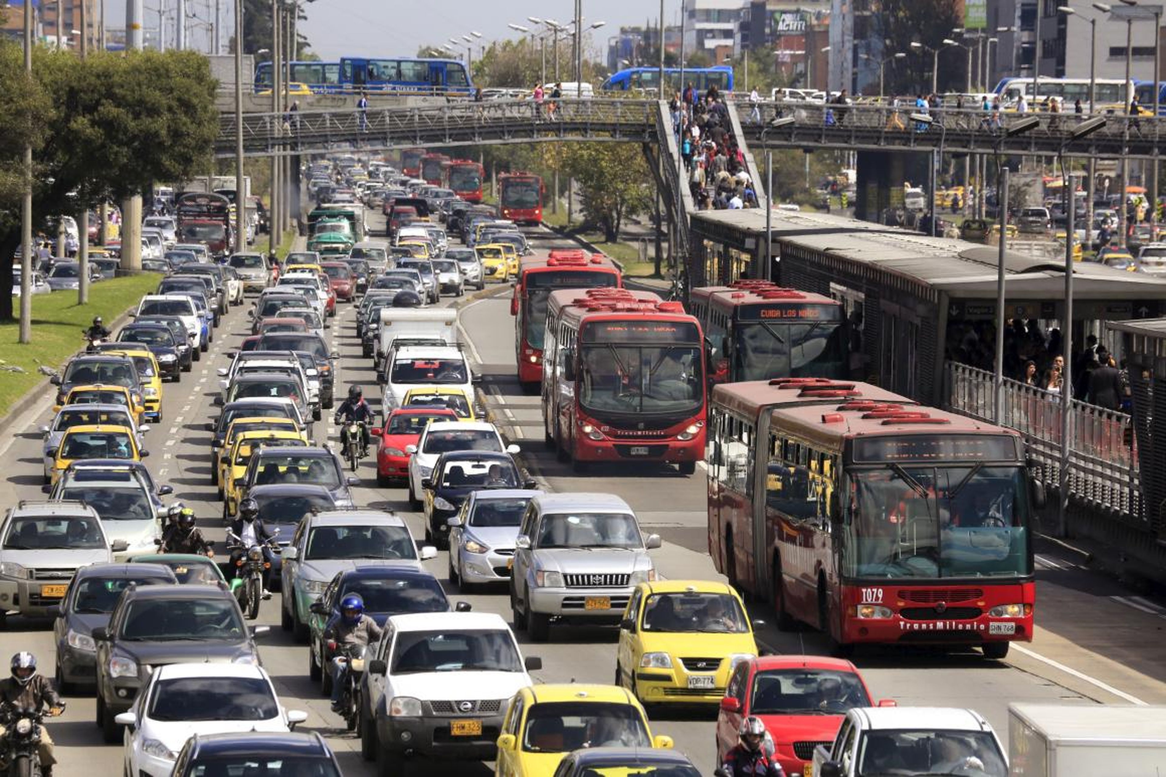 In a 2017 INRIX Global Traffic Scorecard, Bogota was ranked the 6th most congested in the world with drivers spending 30% of their time in traffic.