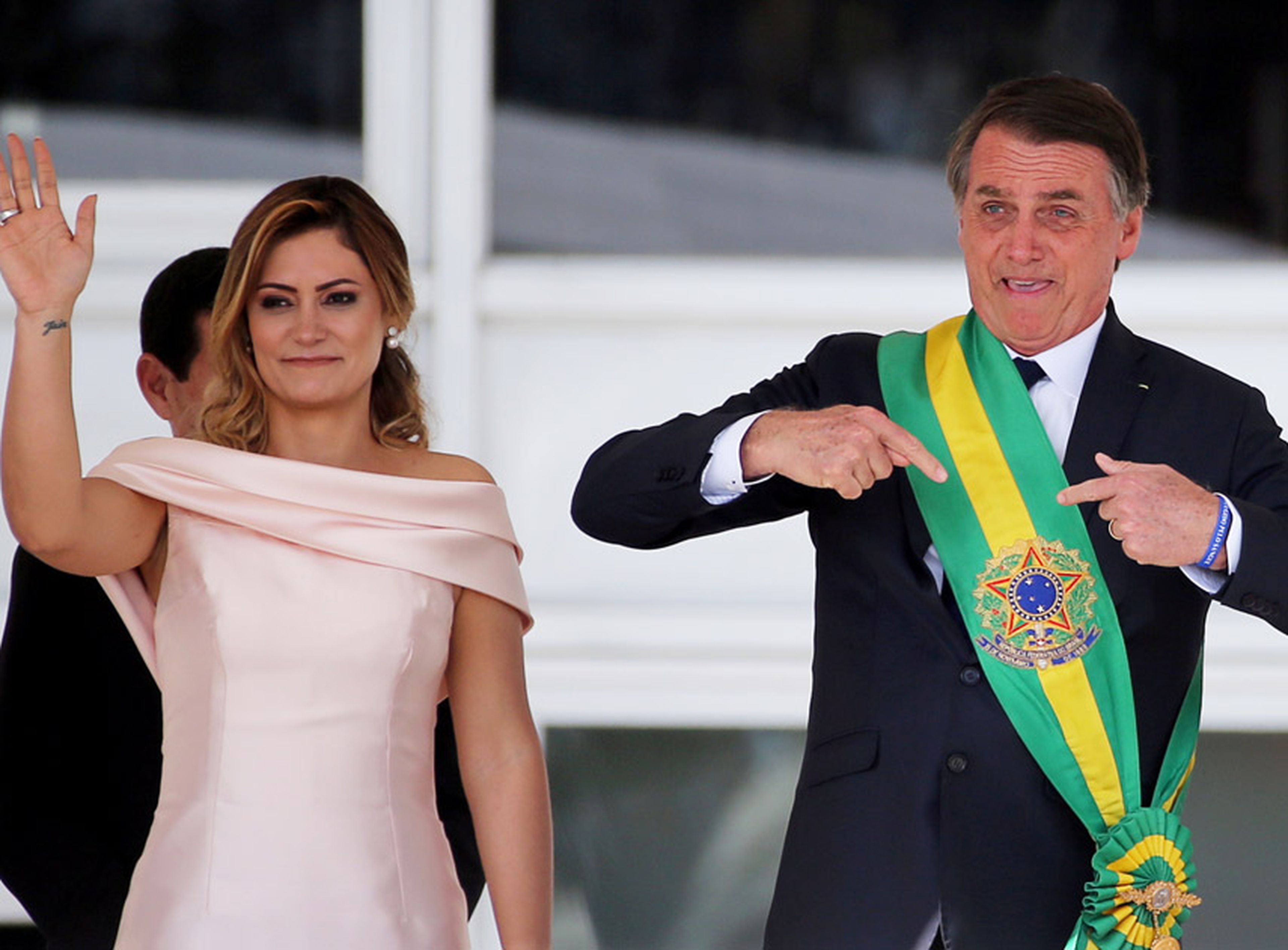 Jair Bolsonaro en el momento de su toma de posesión como nuevo presidente de Brasil