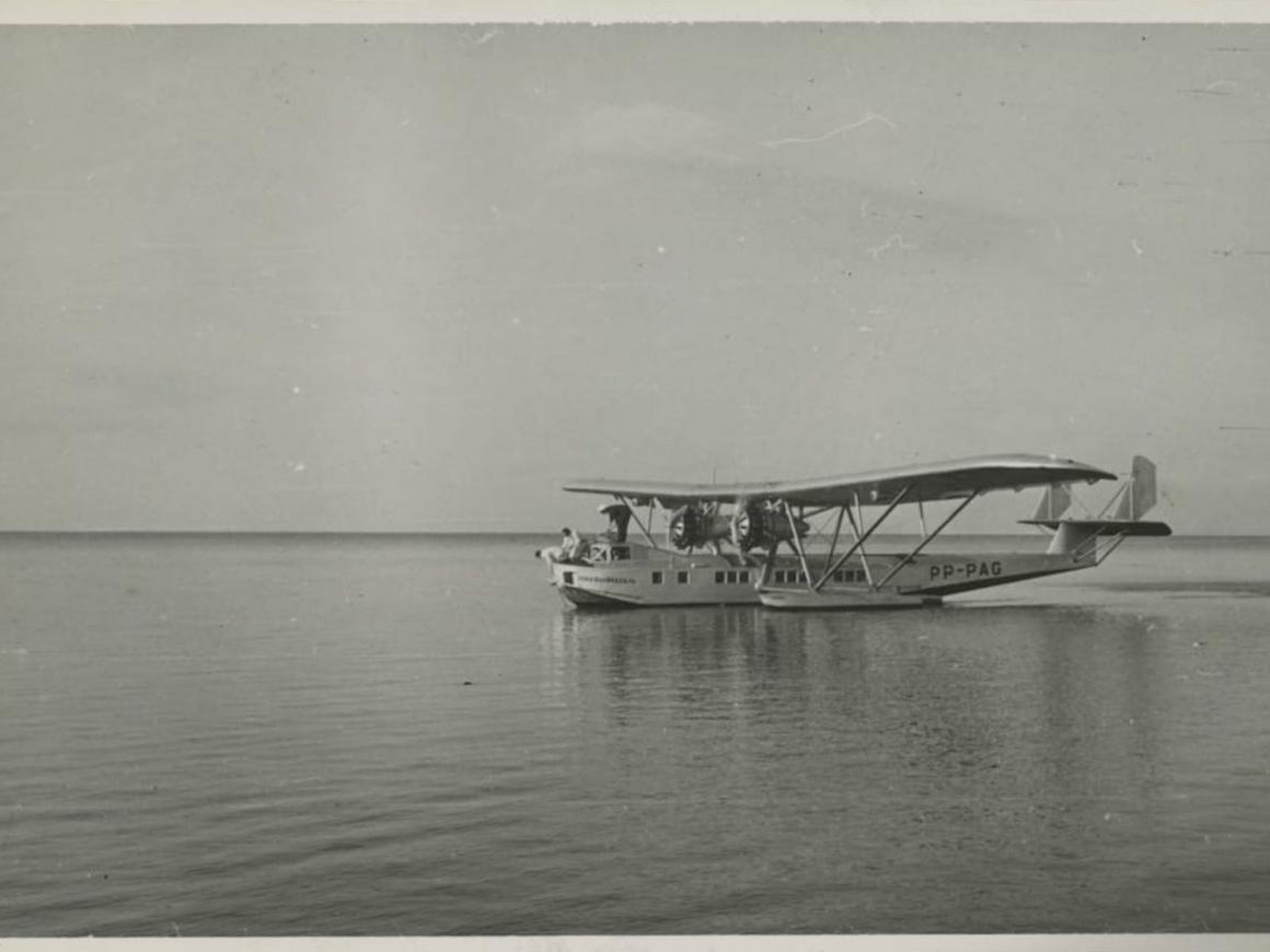 A seaplane in Fordlandia.