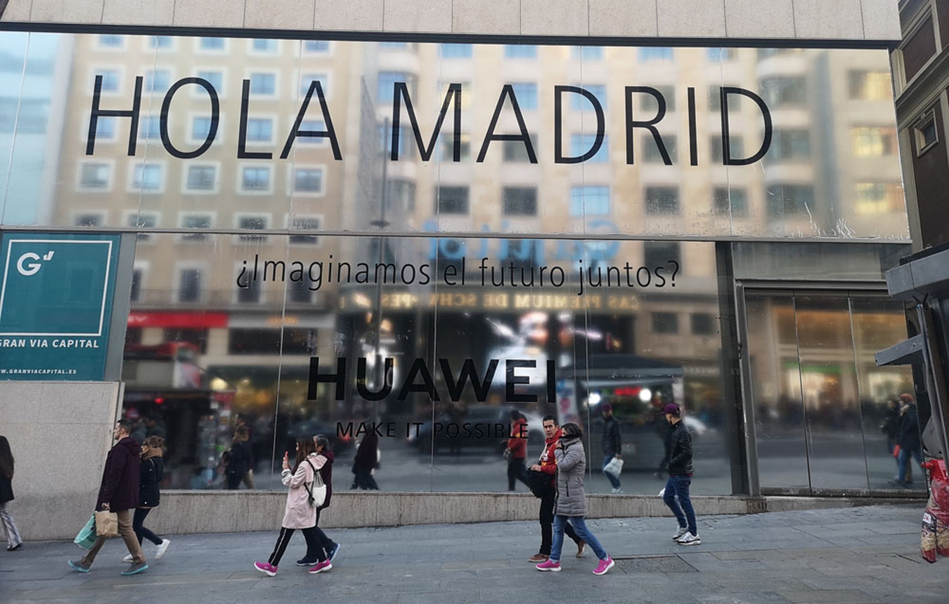 Espacio Huawei en Madrid — Gran Vía, 48