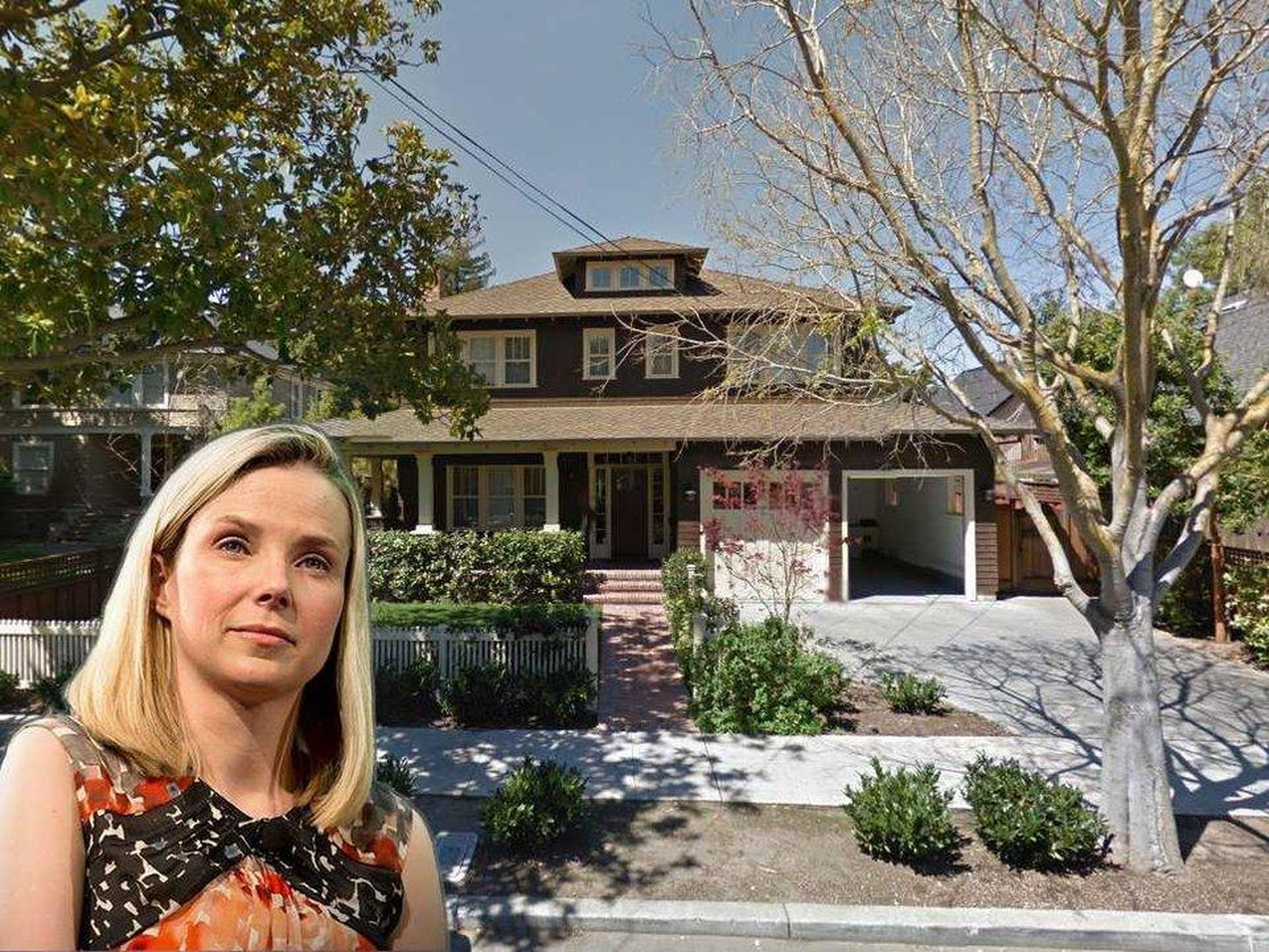 [RE] Marissa Mayer, ex directora ejecutiva de Yahoo, es propietaria de una casa relativamente modesta en Palo Alto, cuyo valor se estima en 5,2 millones de dólares.