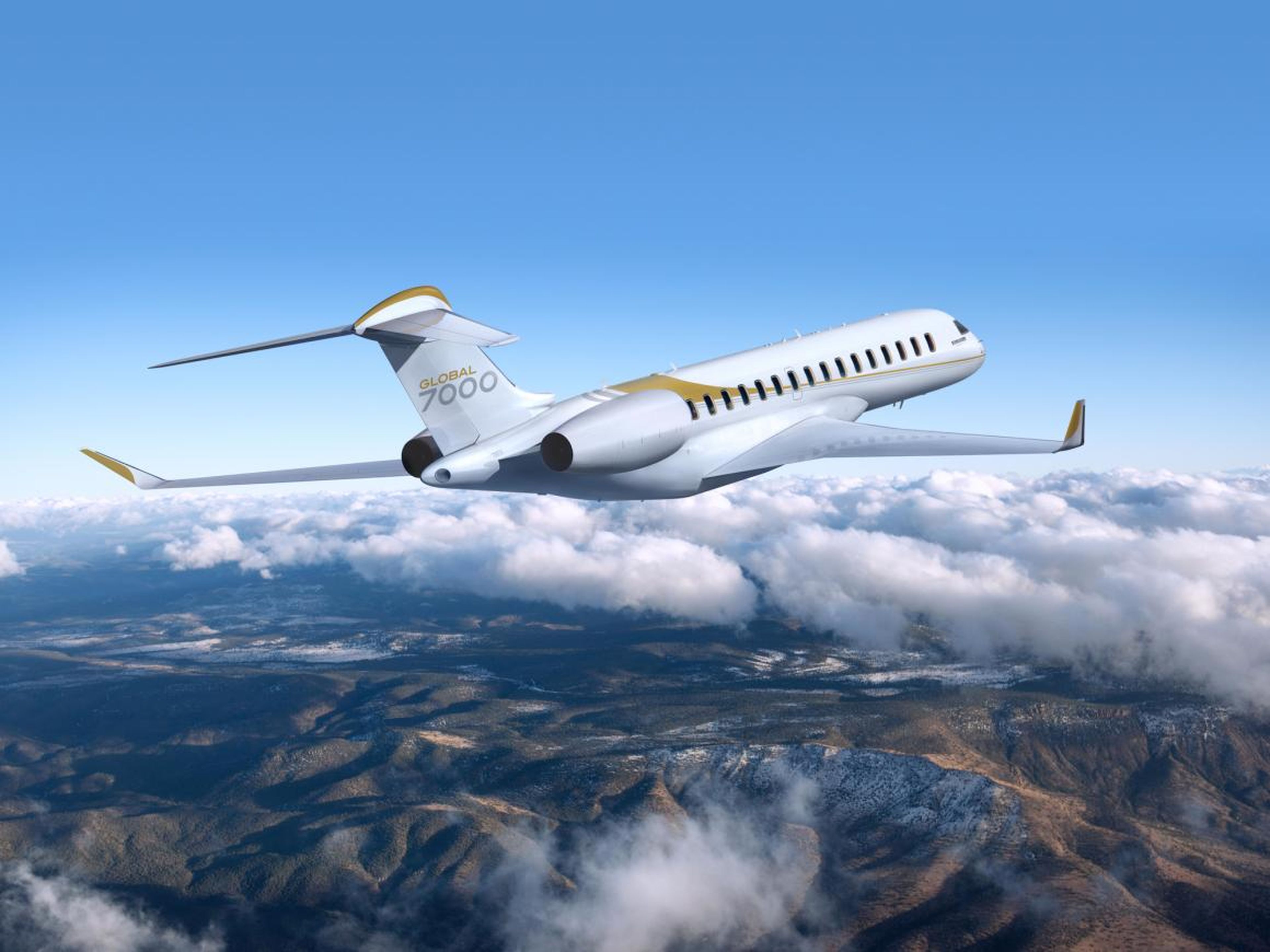 The Global 7500 has a range of just under 8,900 miles.