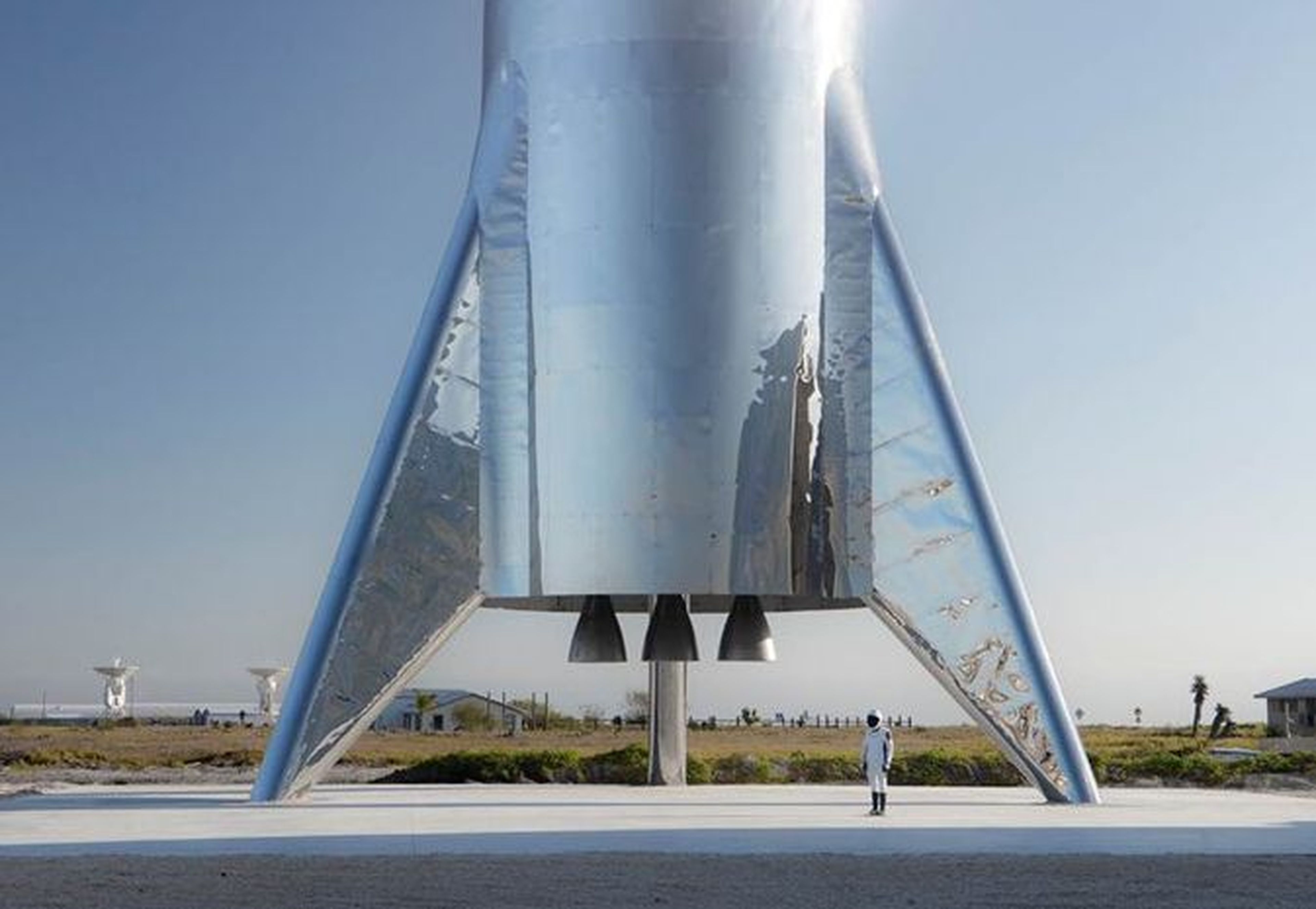 Primeras imágenes del cohete de SpaceX