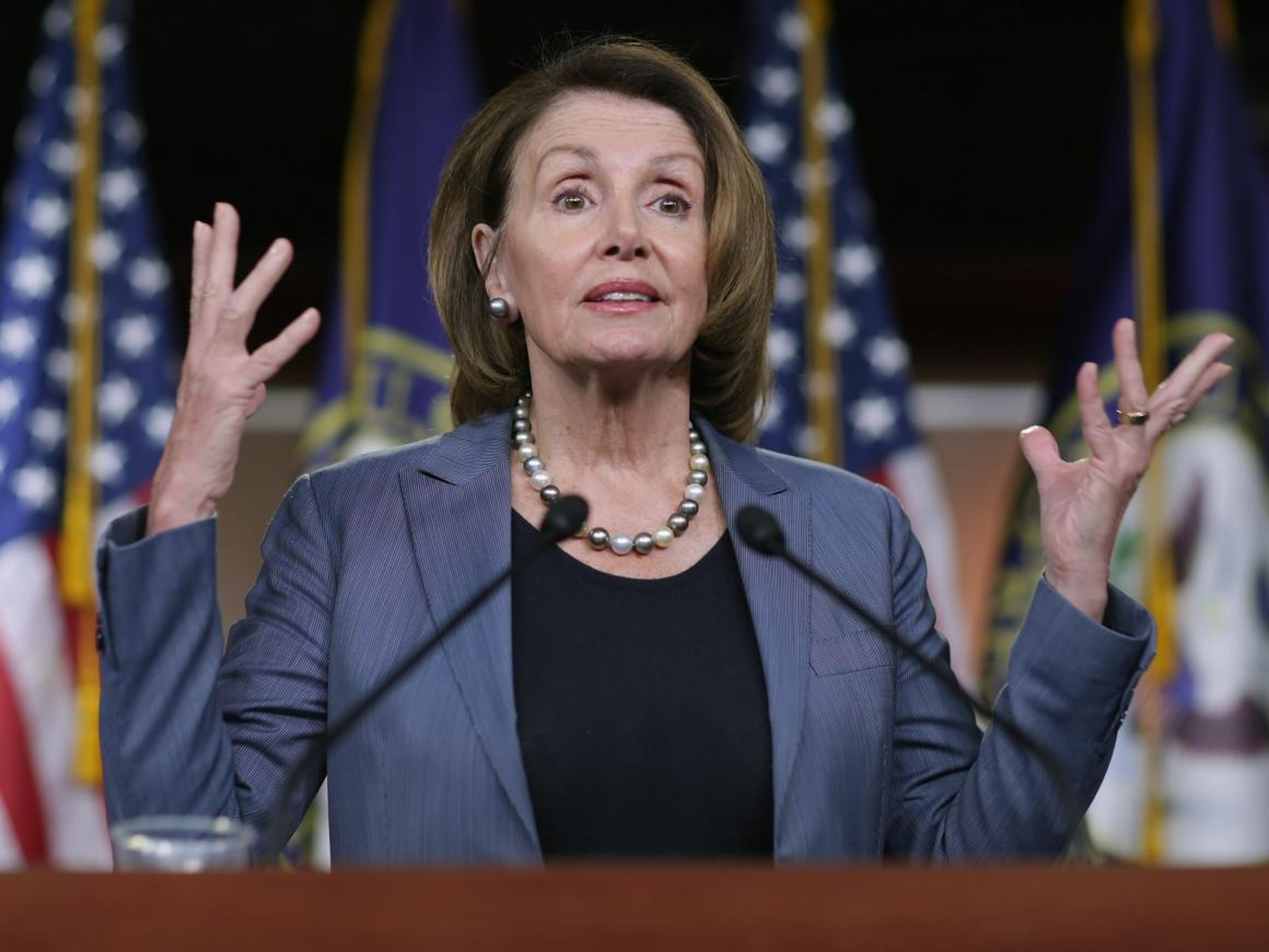 Nancy Pelosi was the first female Speaker of the United States House of Representatives in 2007.
