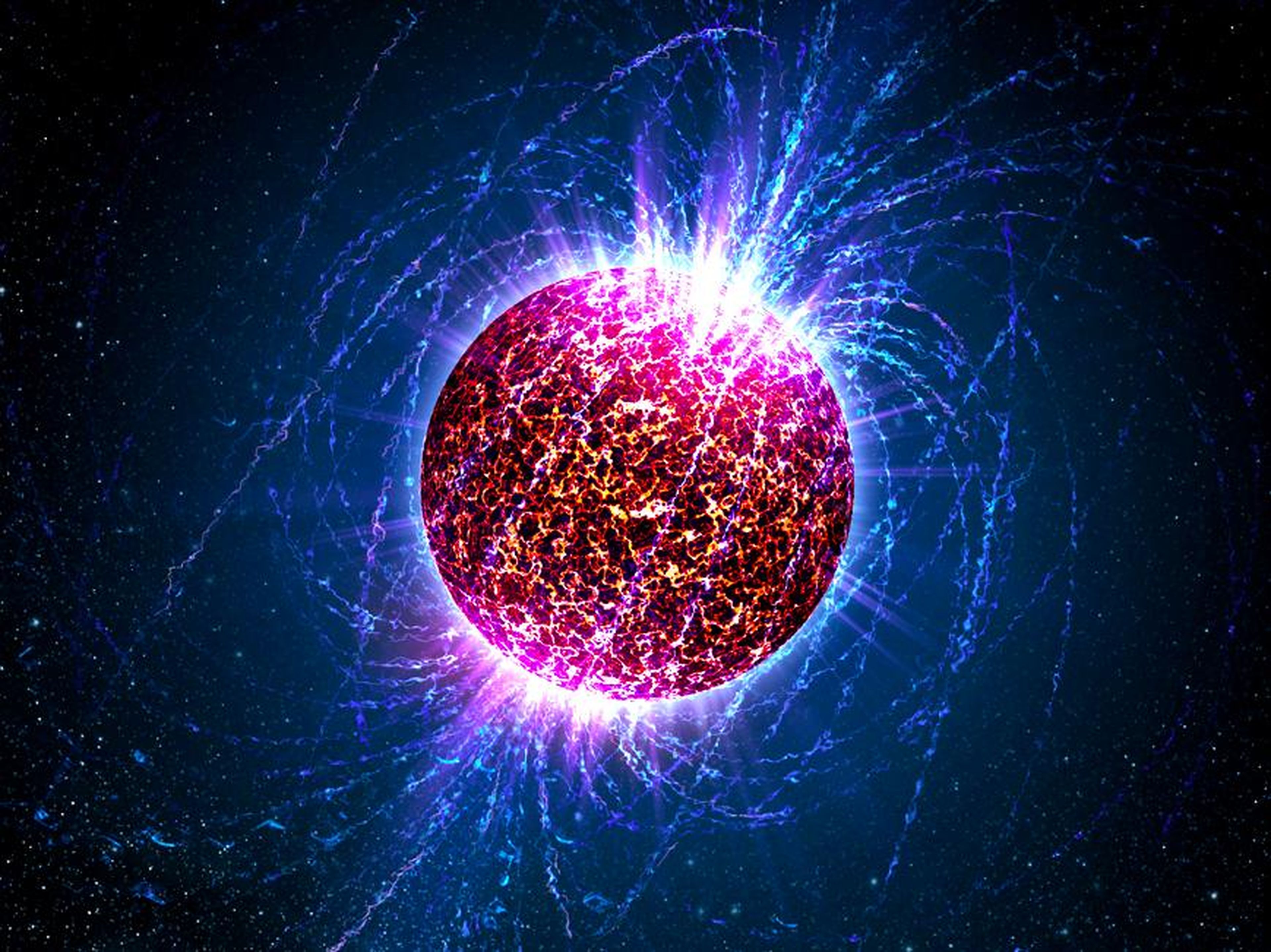 An illustration of a Neutron Star.