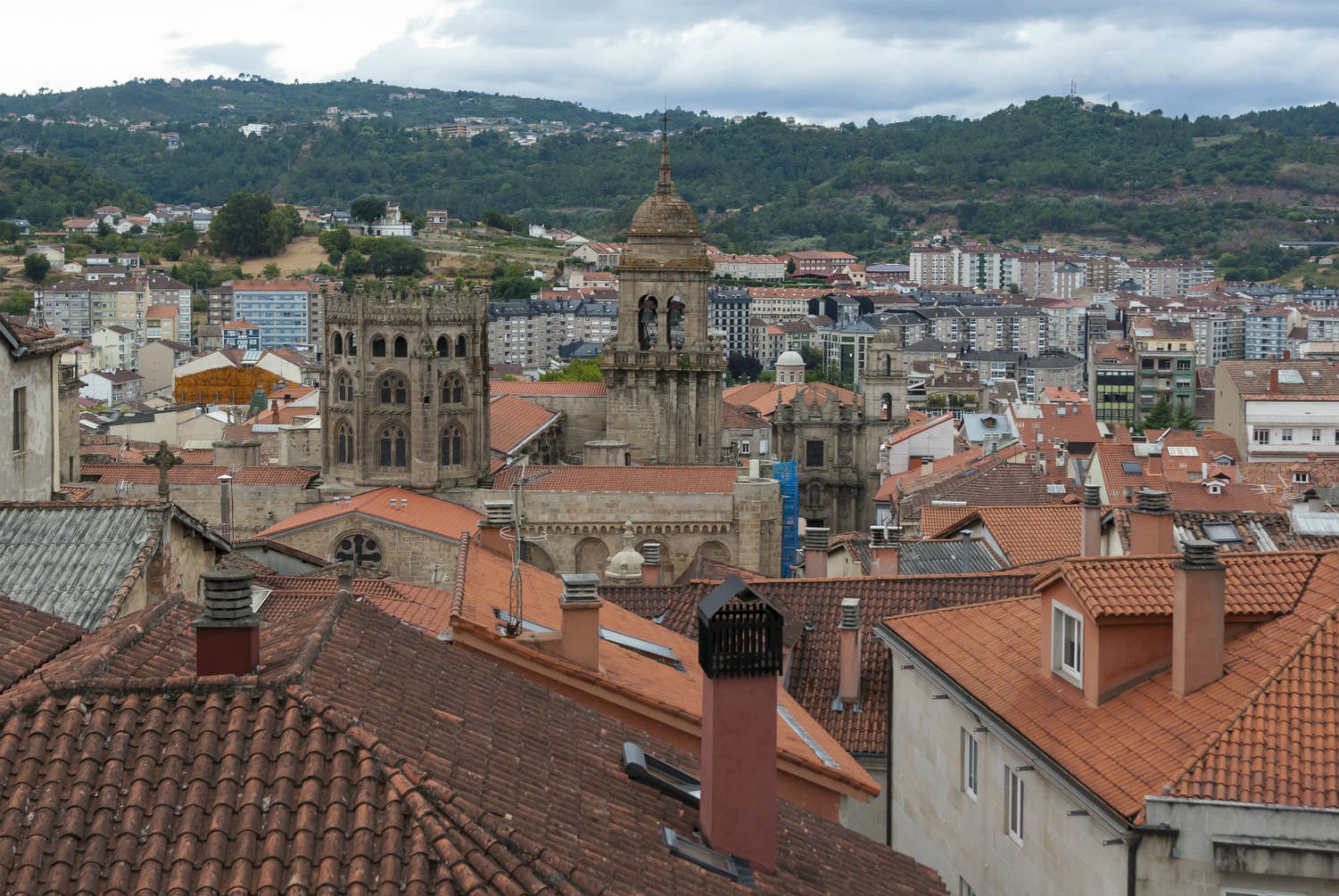 Una vista de la ciudad de Ourense.