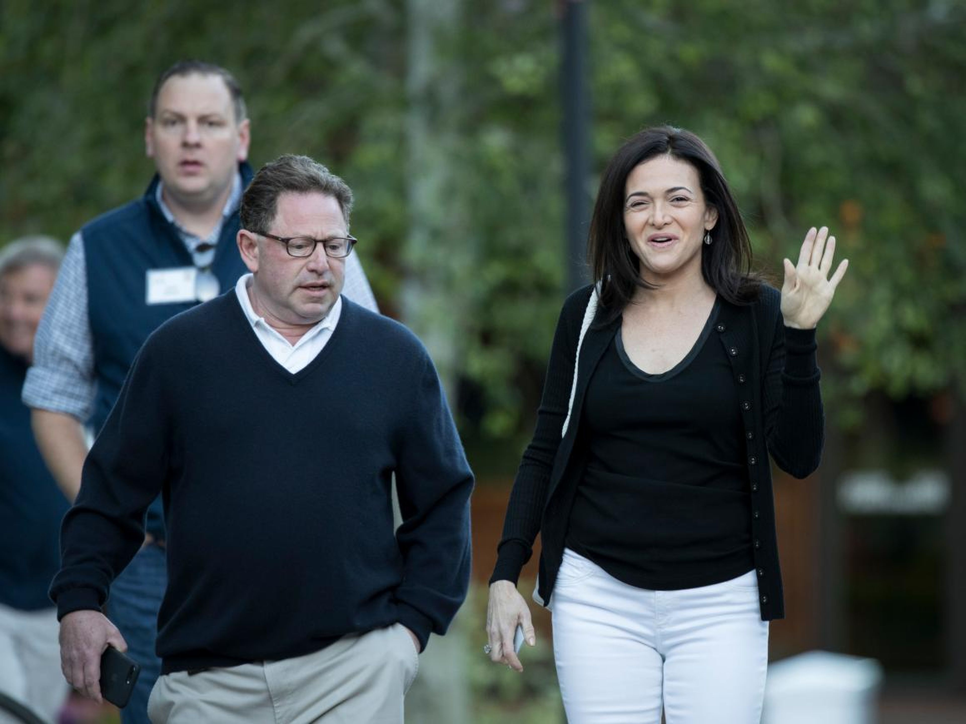 Sheryl Sandberg y Bobby Kotick