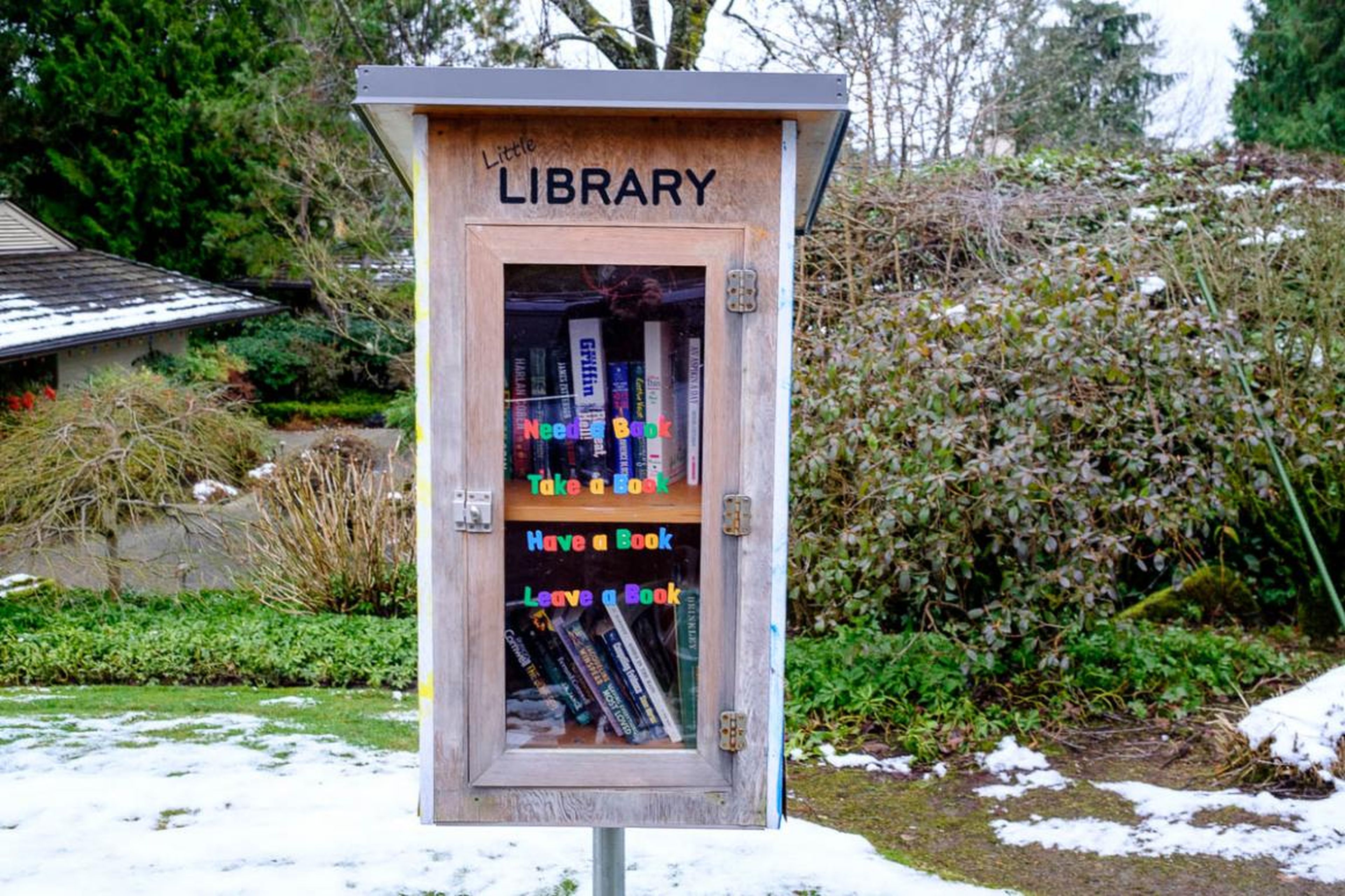 These "lending libraries" were dotted on some of the streets, and the town is filled with expansive and beautiful parks.