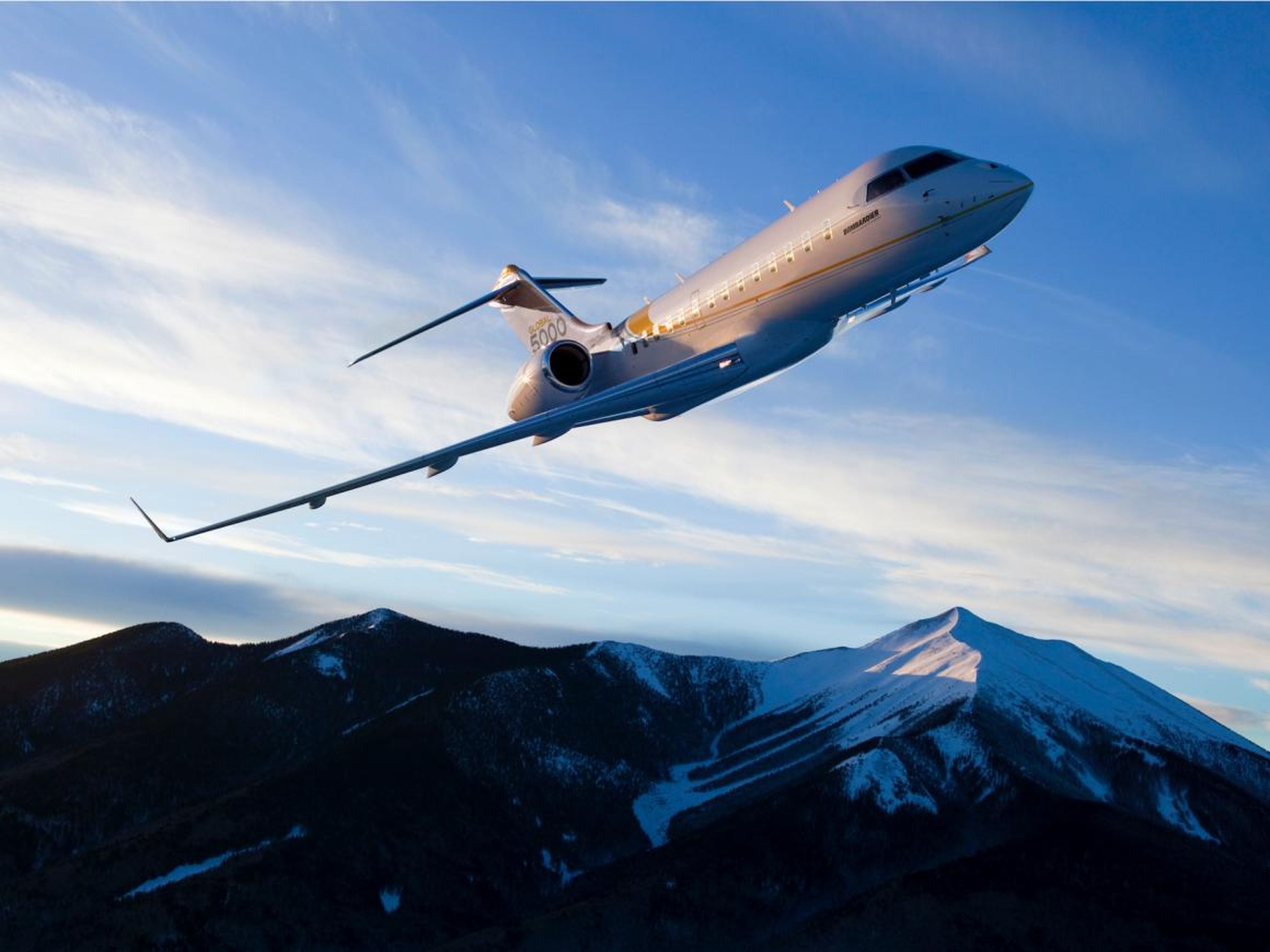Those include the Bombardier Global 5000, ...
