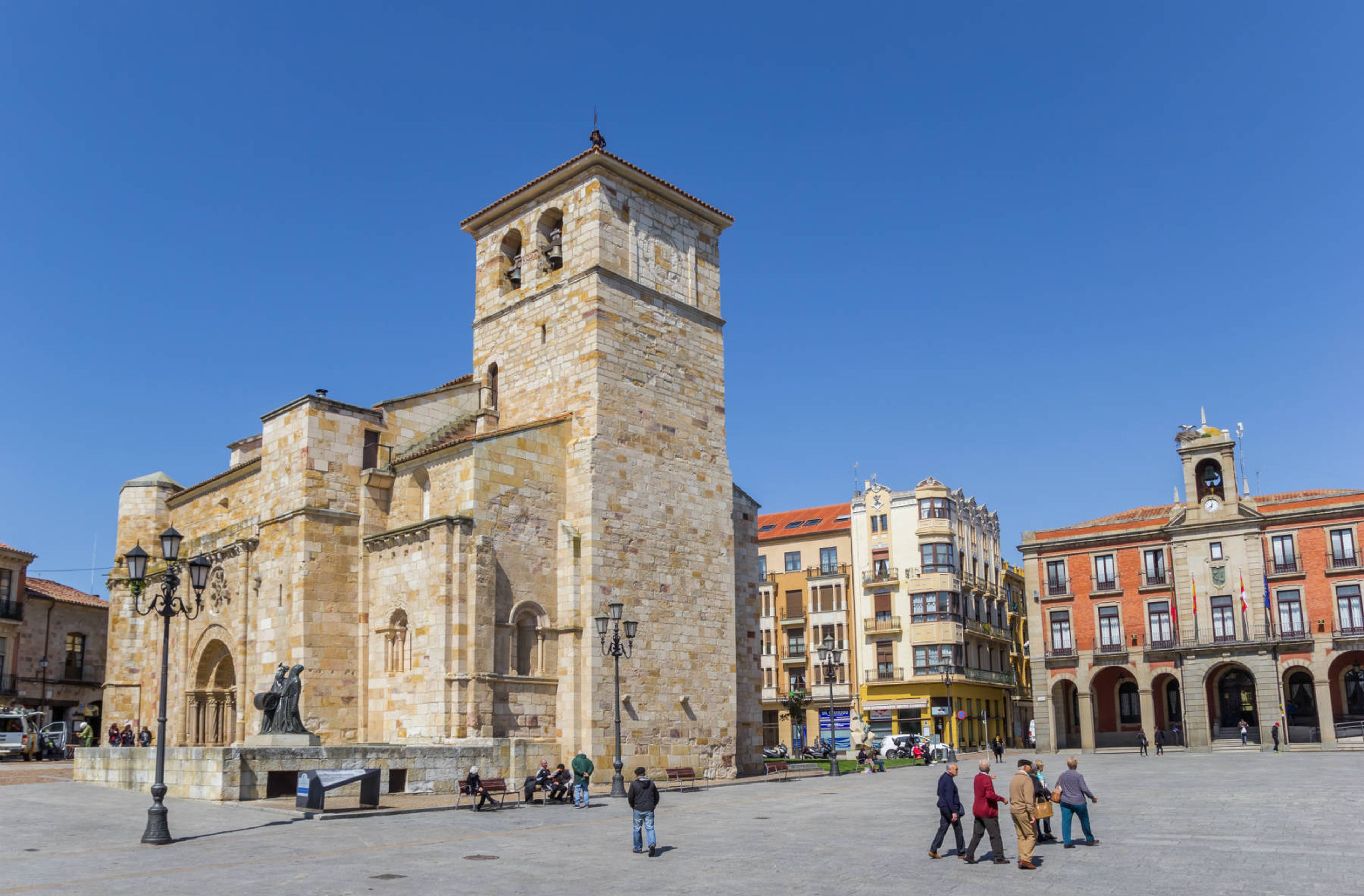 Iglesia de San Juan en el centro de Zamora, España