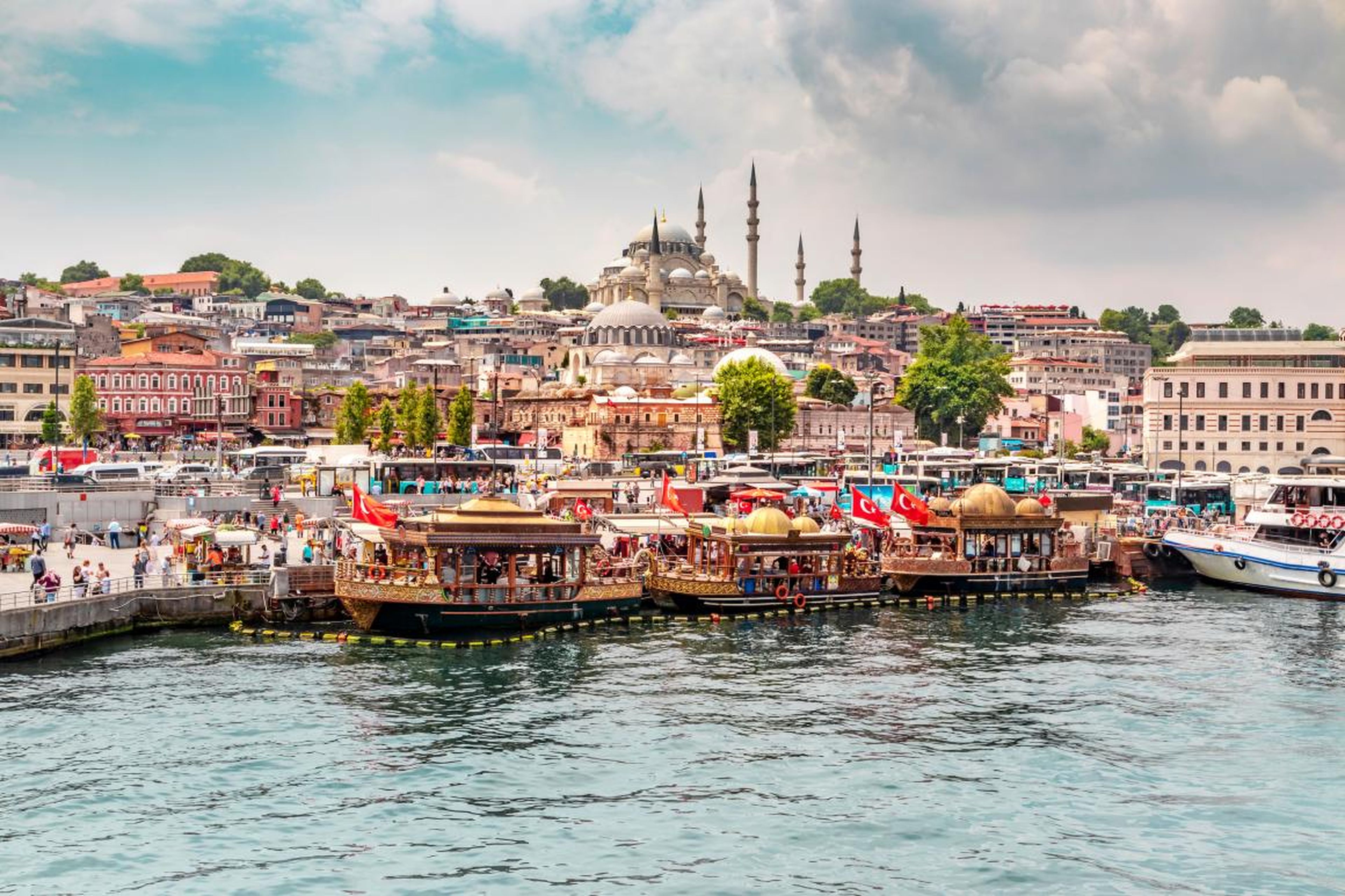 15. Istanbul, formally the capital to both the Byzantine Empire and Ottoman Empire, is Turkey's largest city.